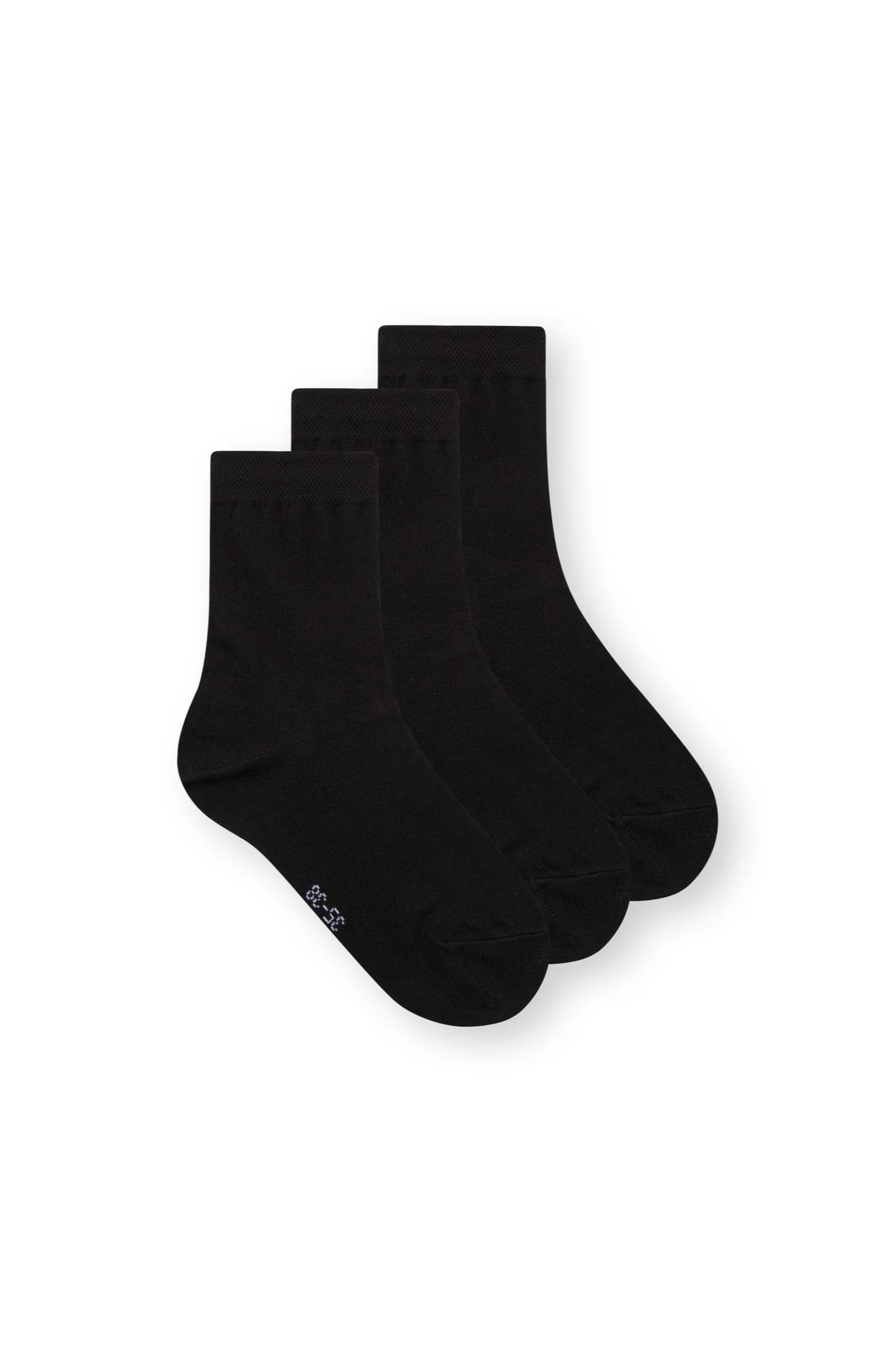ThokkThokk womens vegan Socks Multipack 3x Mid Black