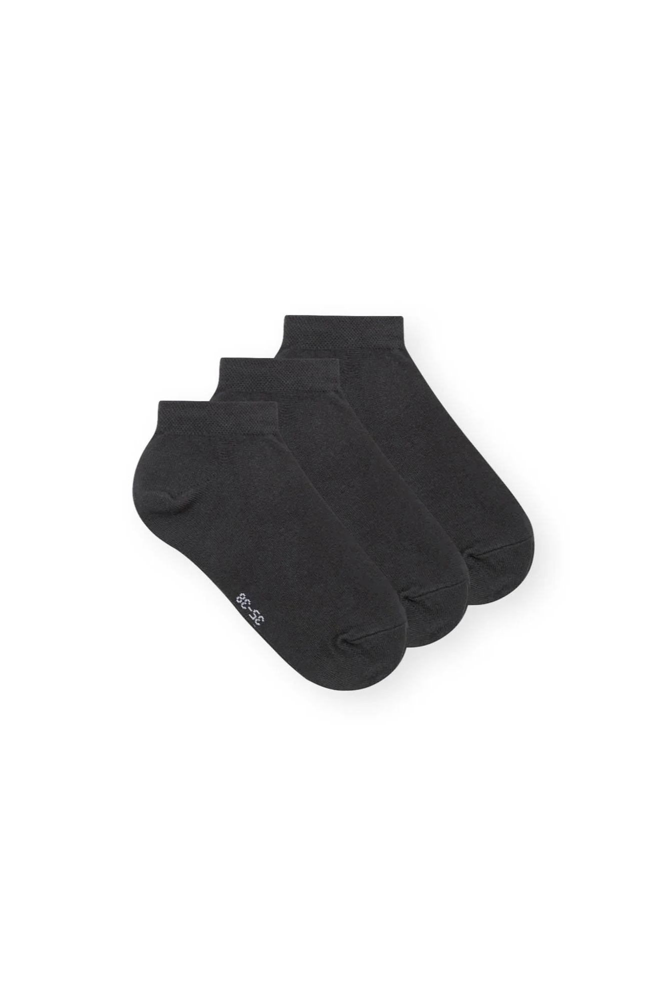 ThokkThokk men vegan Multipack 3x Socks Low Cut Anthracite Melange