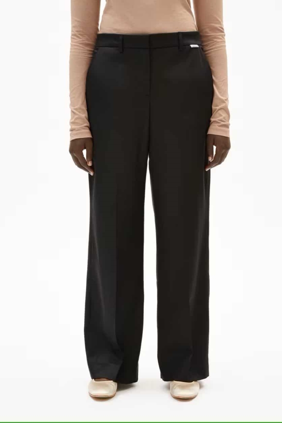 ARMEDANGELS Damen vegan Hose Leandraa Schwarz