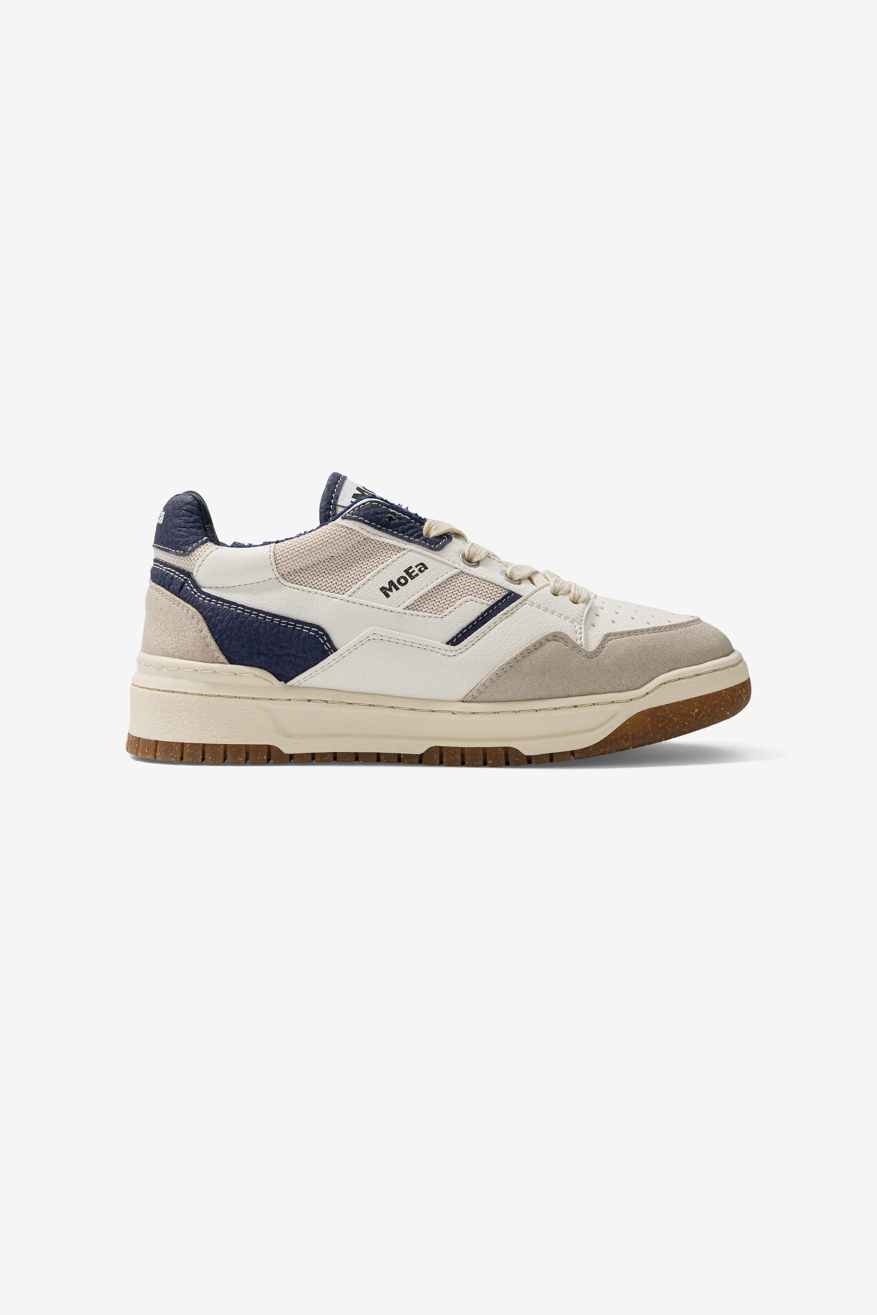 MoEa Herren vegan Sneaker Gen2 Mushroom Weiß & Blau