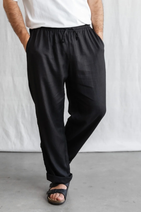 103565 - Herren vegan Hose Jhan Schwarz