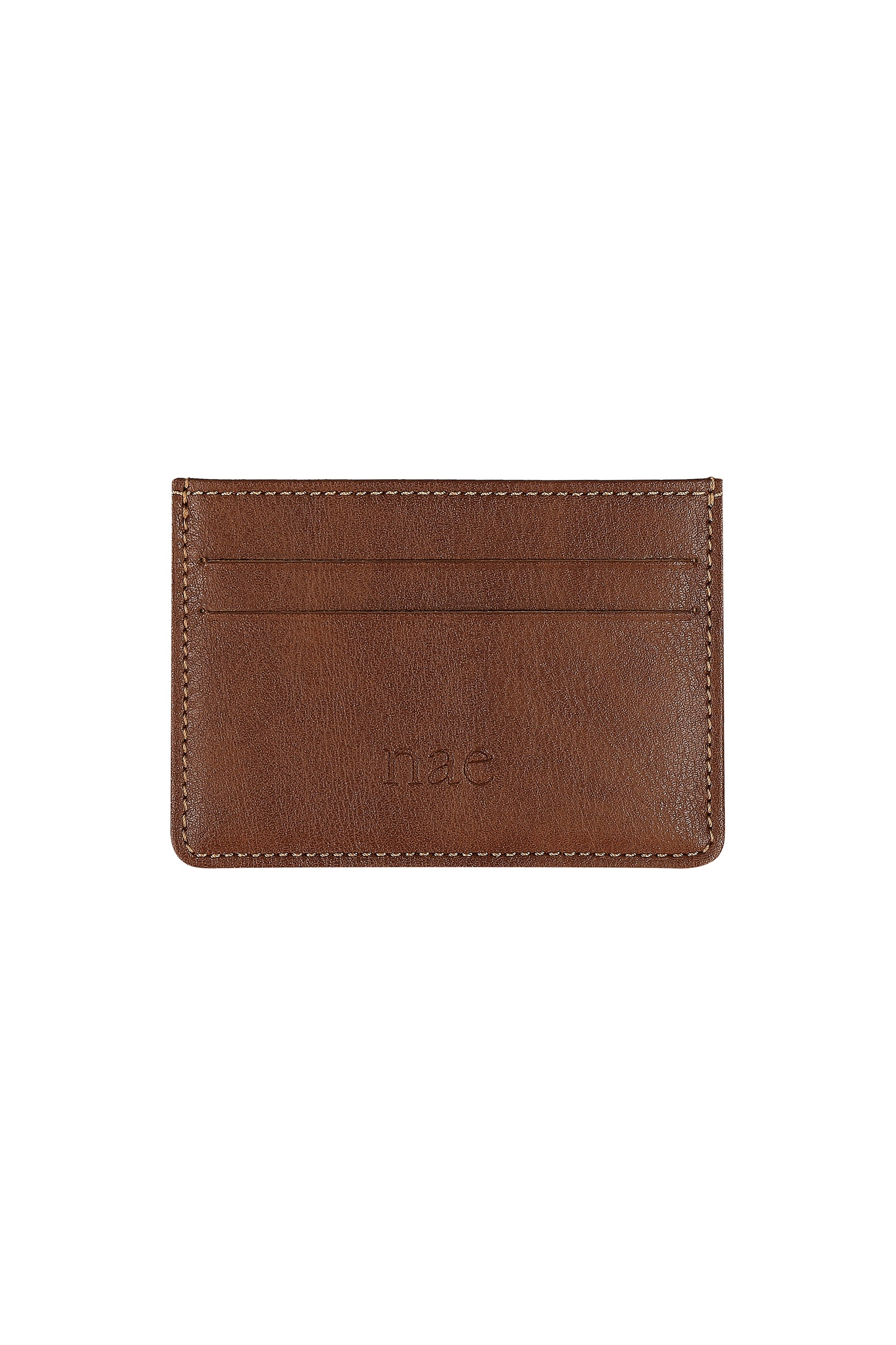 NAE men vegan Card Holder Breda Brown
