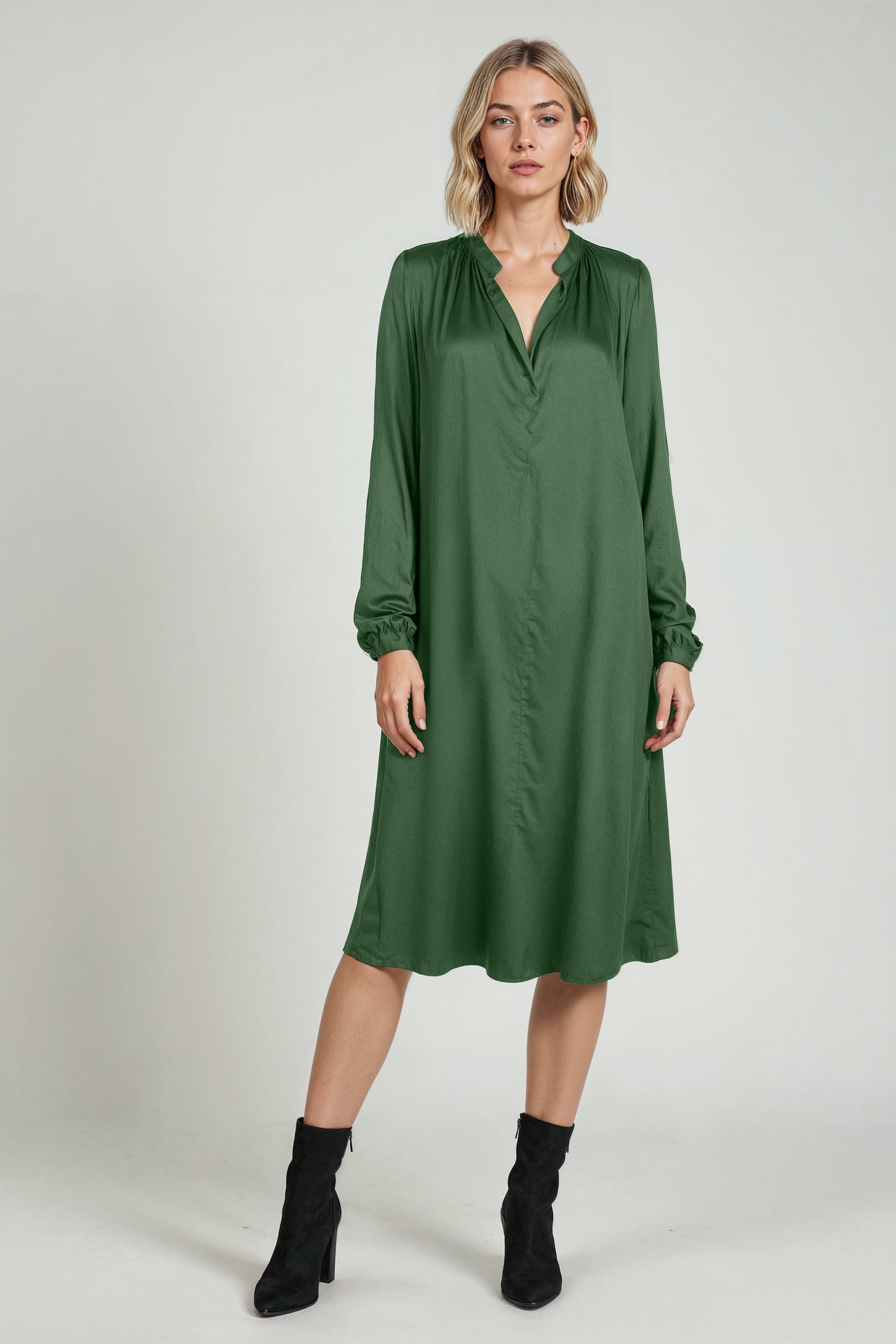 Neu Nomads Damen vegan Kleid Juno Moss