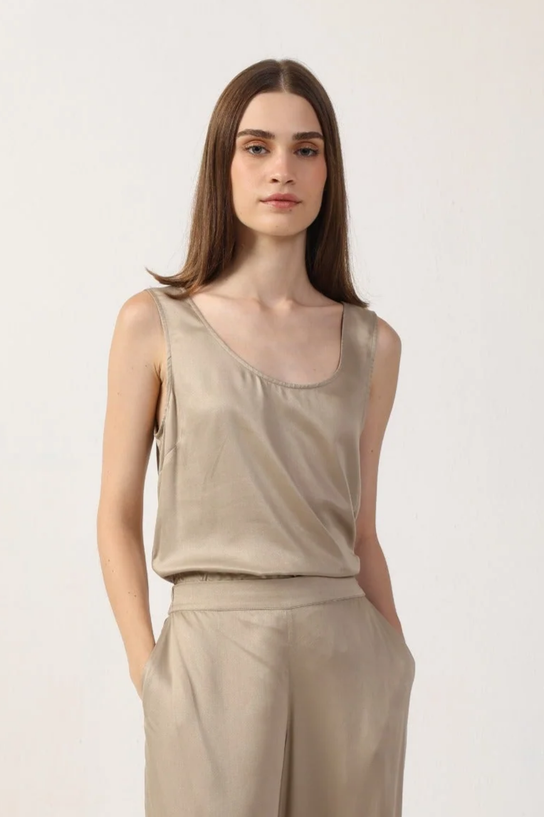 Neu Nomads Damen vegan Tank Top Joelle Stein