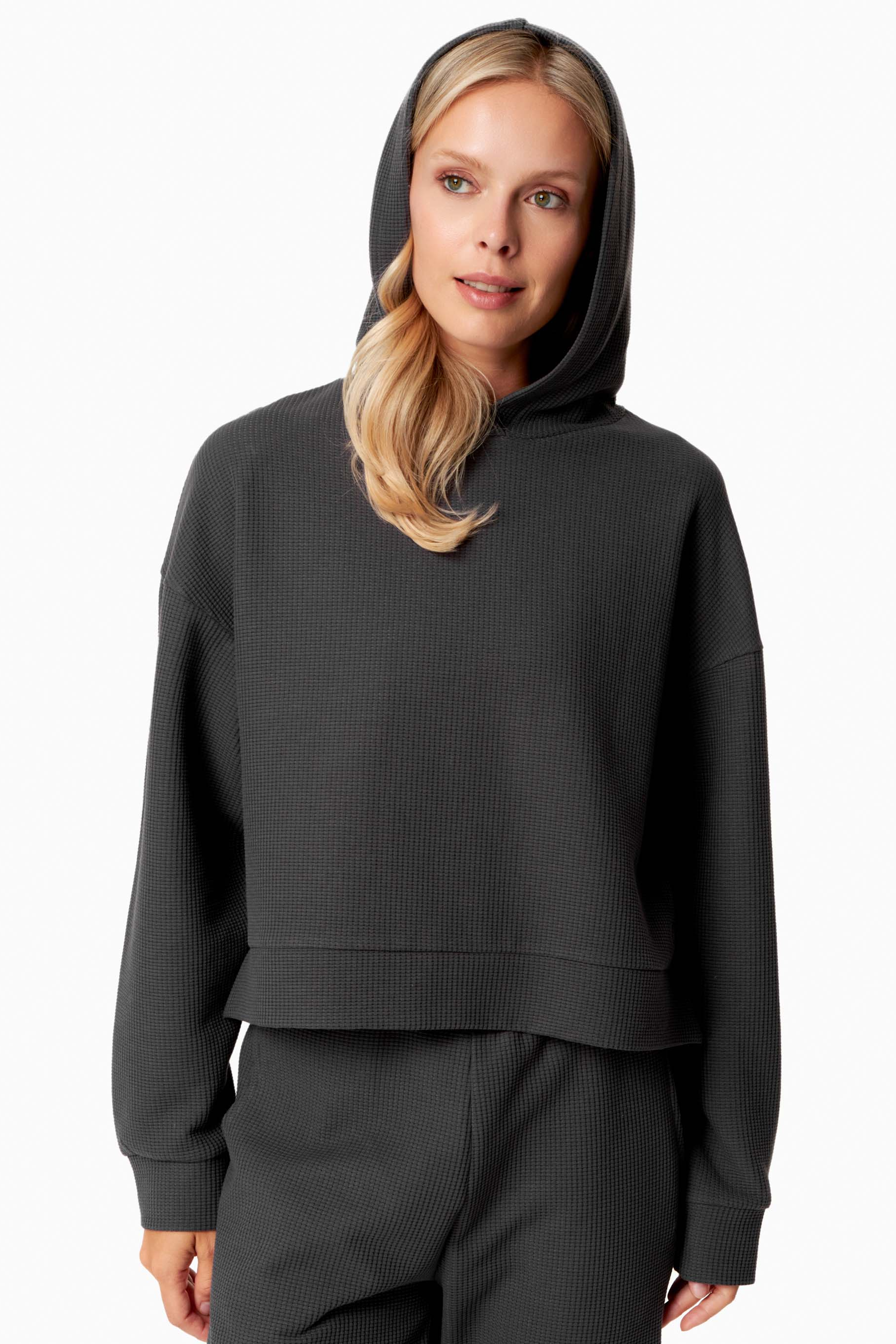 ORGANICATION Damen vegan Hoodie Hanna Schatten Grau