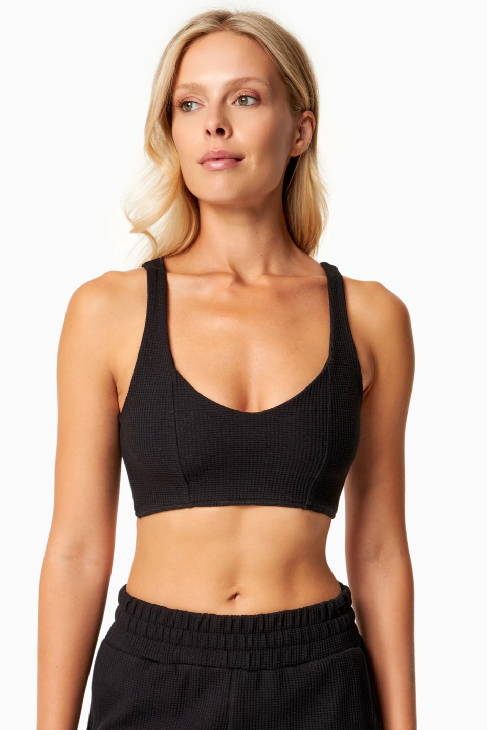 ORGANICATION womens vegan Crop Top Bella Black