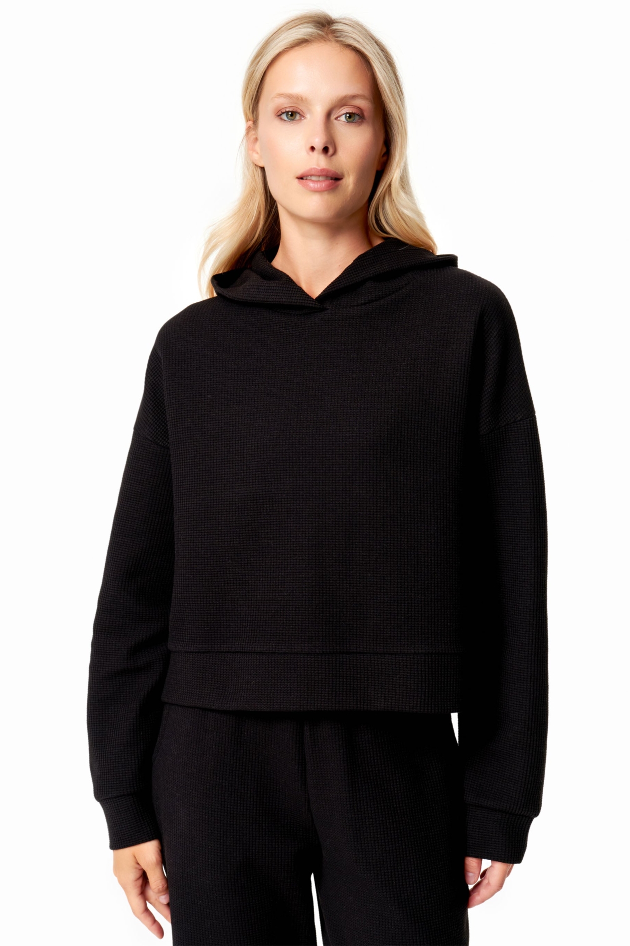 ORGANICATION Damen vegan Hoodie Hanna Schwarz