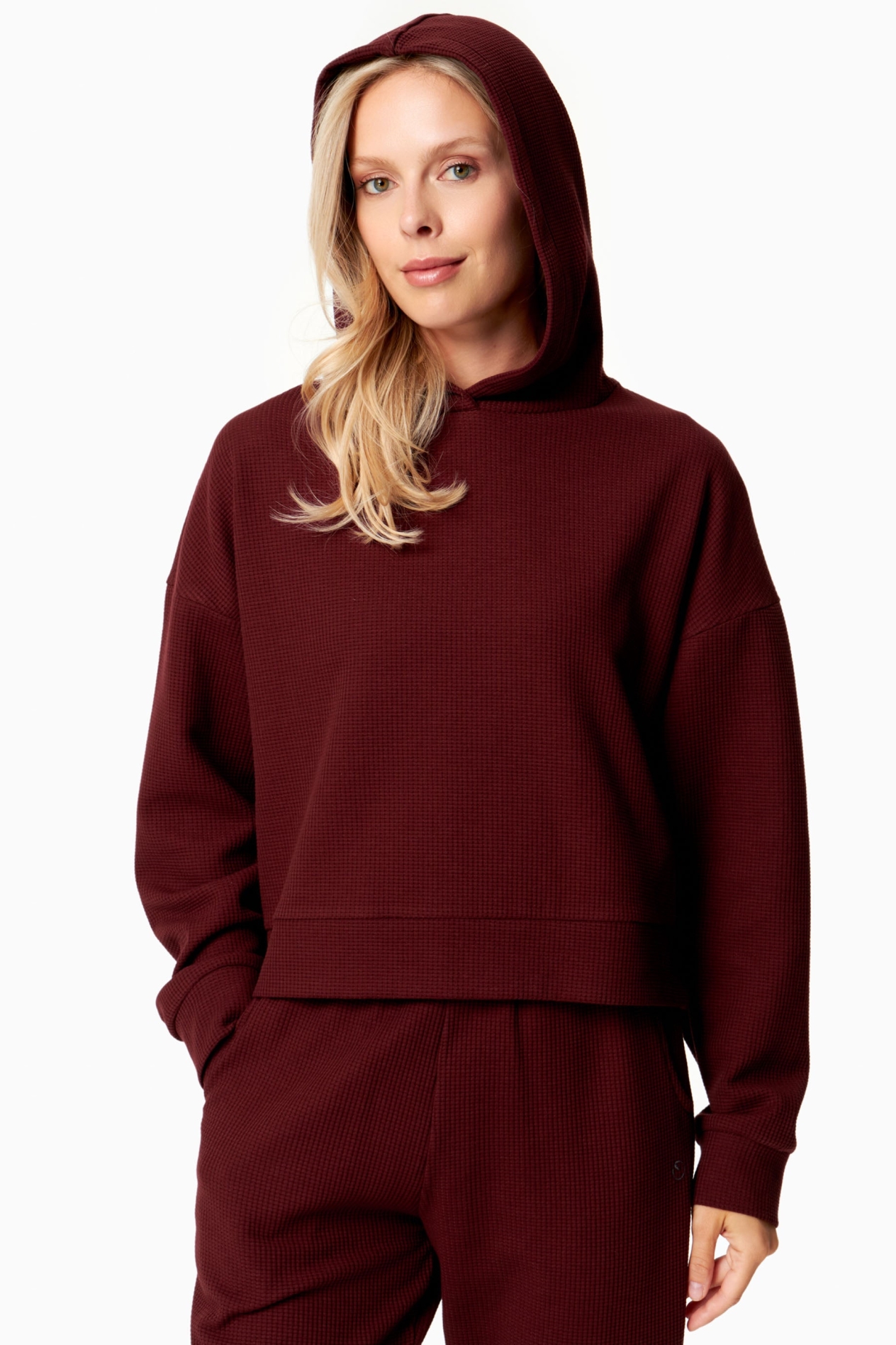 ORGANICATION Damen vegan Hoodie Hanna Bordeaux