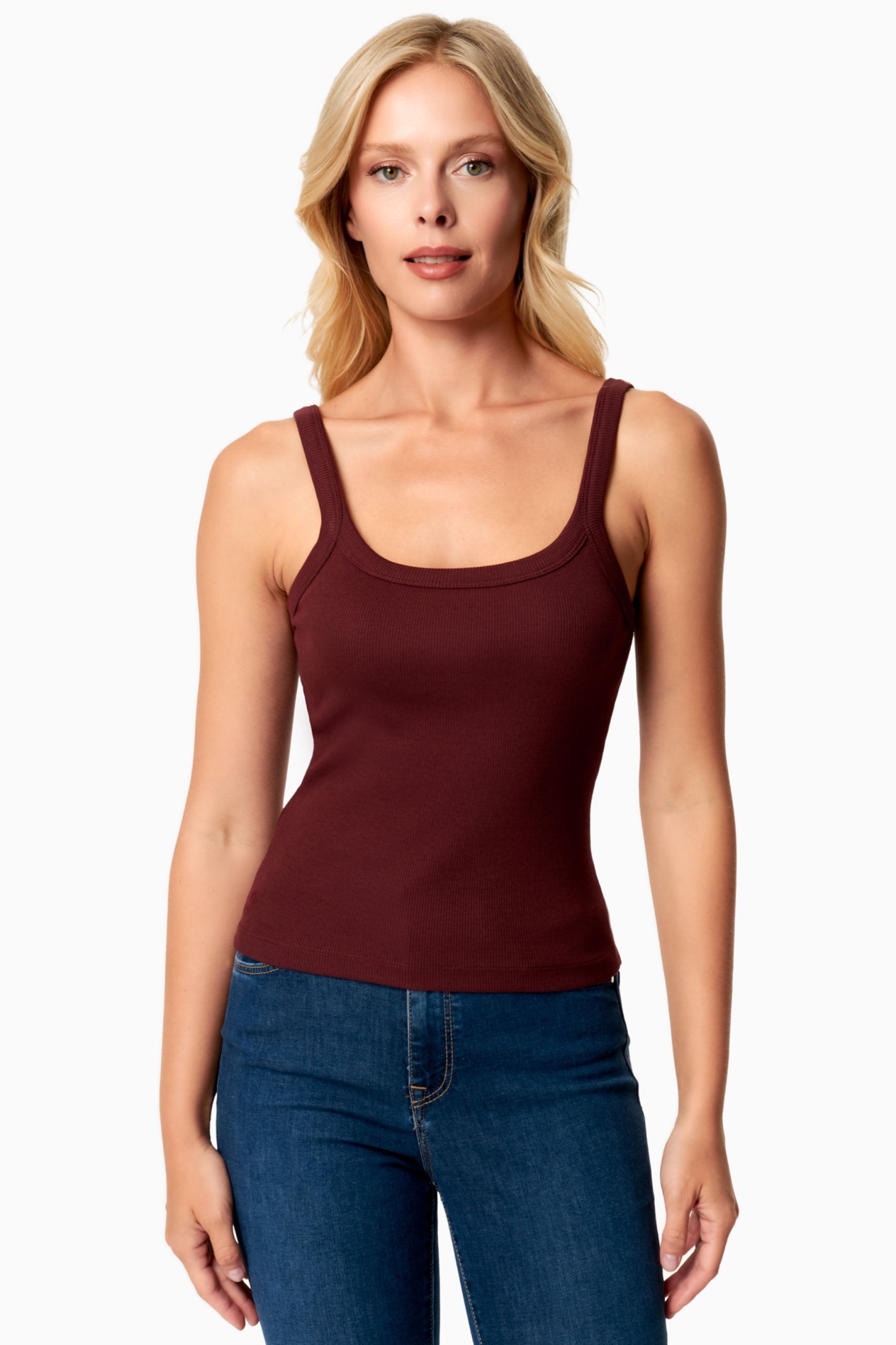 ORGANICATION womens vegan Tank Top Ipeek Bordeaux