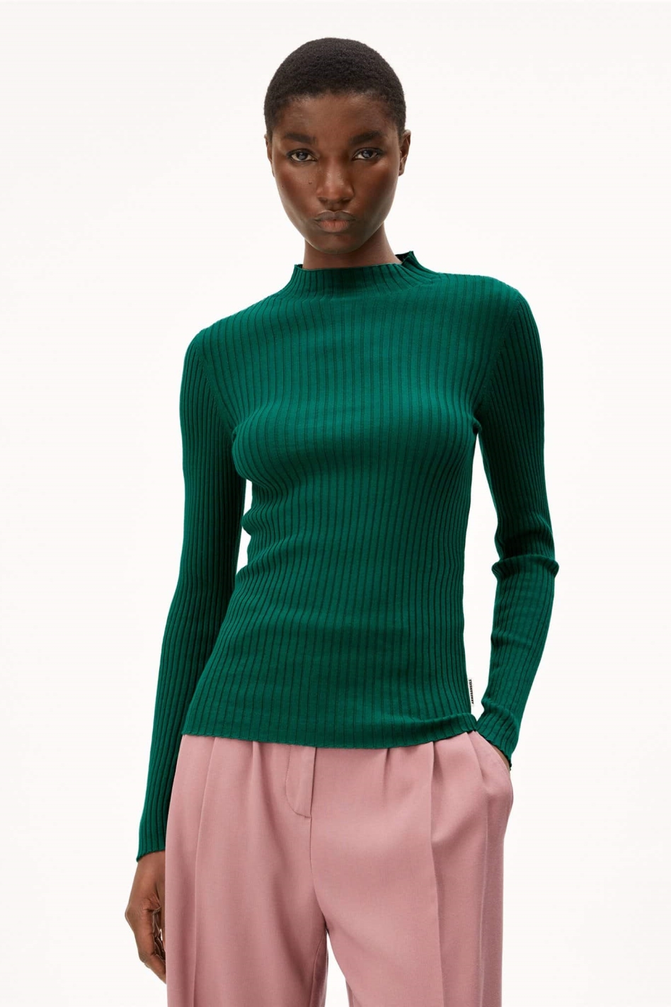 ARMEDANGELS Damen vegan Top Alaania GrÃ¼n