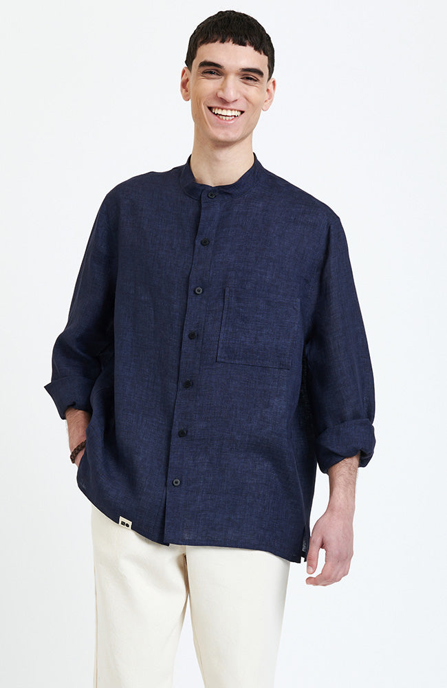 New Optimist Herren vegan Hemd Colibri Navy