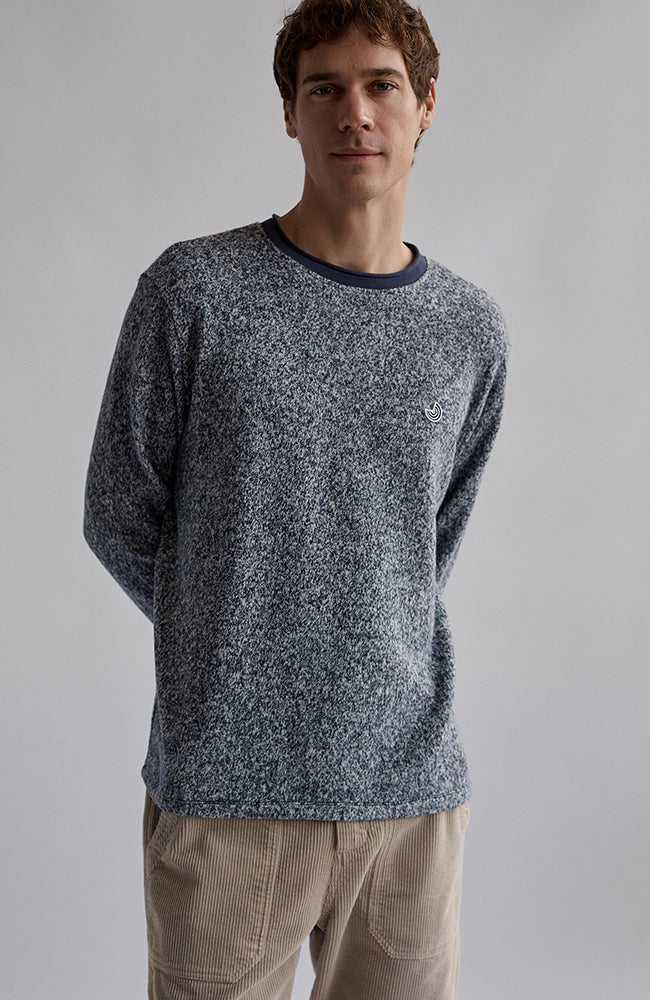 TWOTHIRDS Herren vegan Pullover Cushendun Navy Melange
