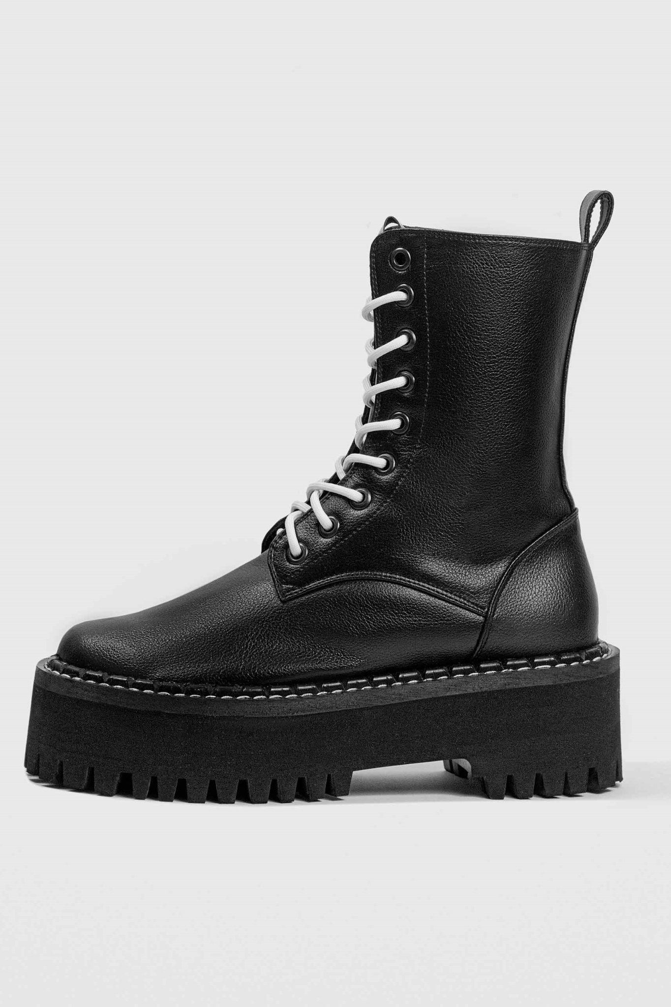 Image of BOHEMA dames vegan Laarzen Worker Monster Zwart