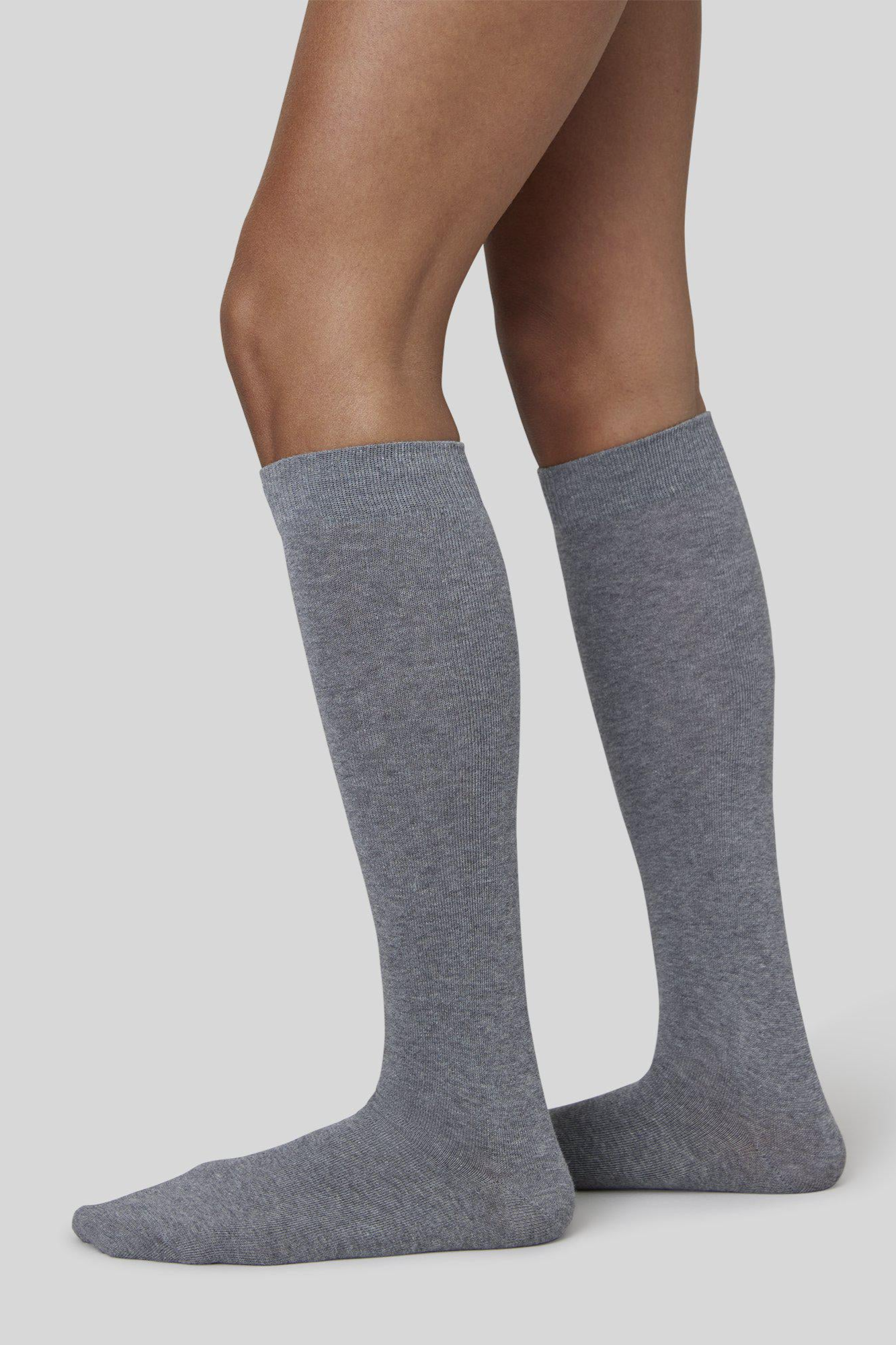 Swedish Stockings womens vegan Socks Knee Highs Hedvig Grey