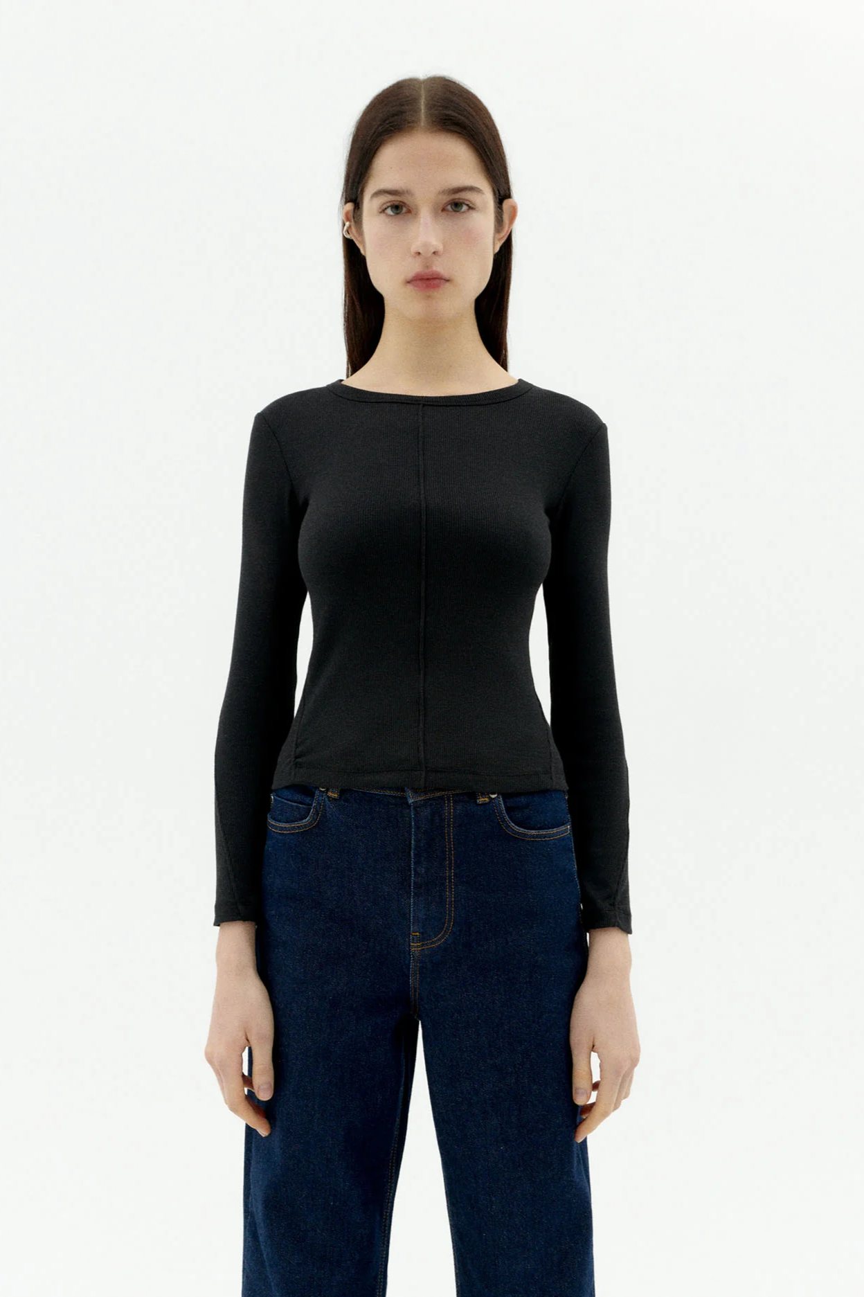 Thinking mu Damen vegan Top Susan Black