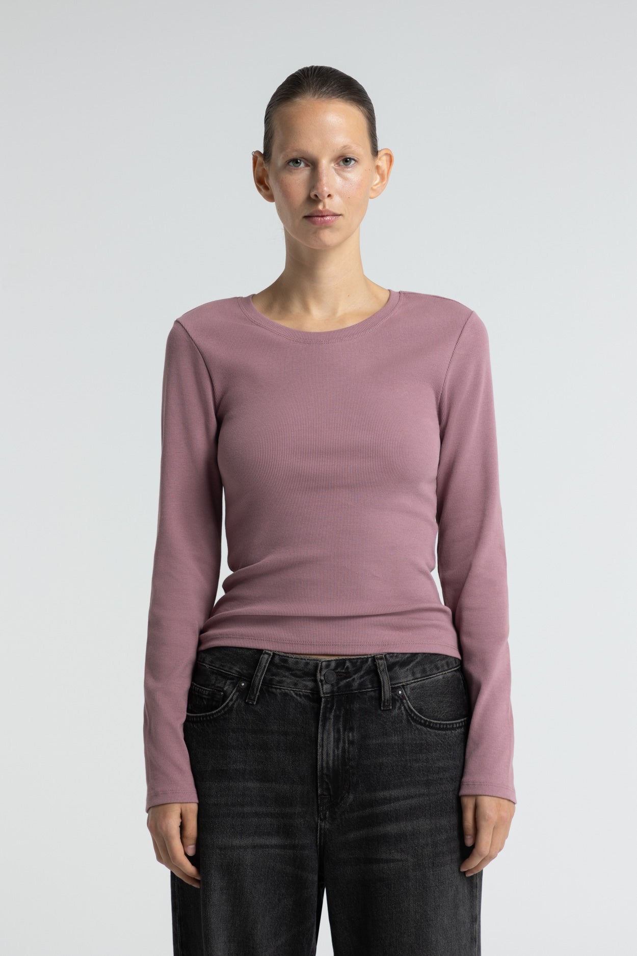Kings Of Indigo Damen vegan Langarmshirt Daigo Mauve