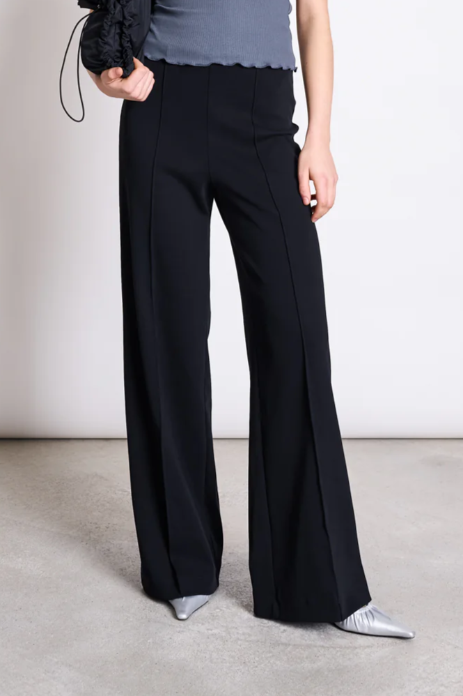 JAN 'N JUNE Damen vegan Hose Laredo Schwarz