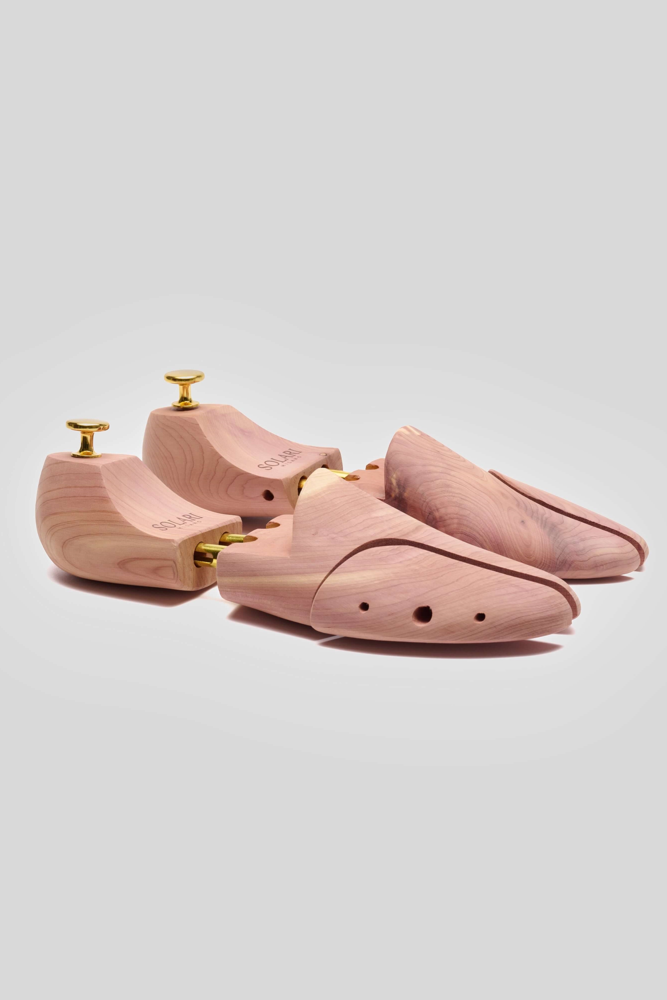 Solari Milano womens vegan Shoe Trees Cedar Wood