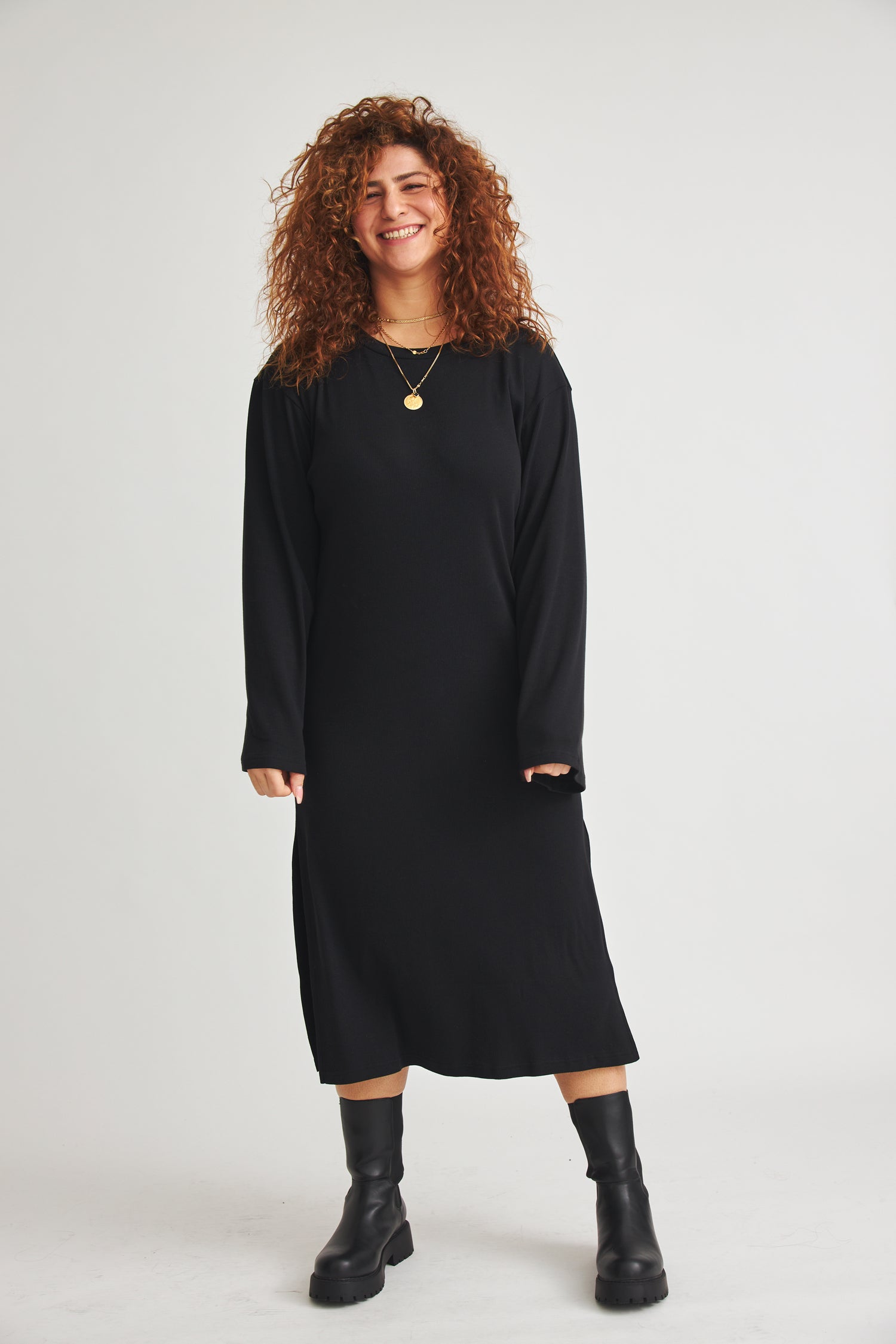 BaÃ¬ge the Label Damen vegan Kleid Becca Schwarz