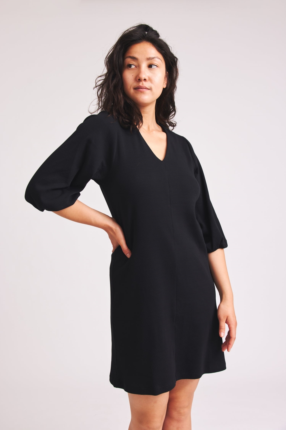BaÃ¬ge the Label Damen vegan Minikleid Bruni Schwarz