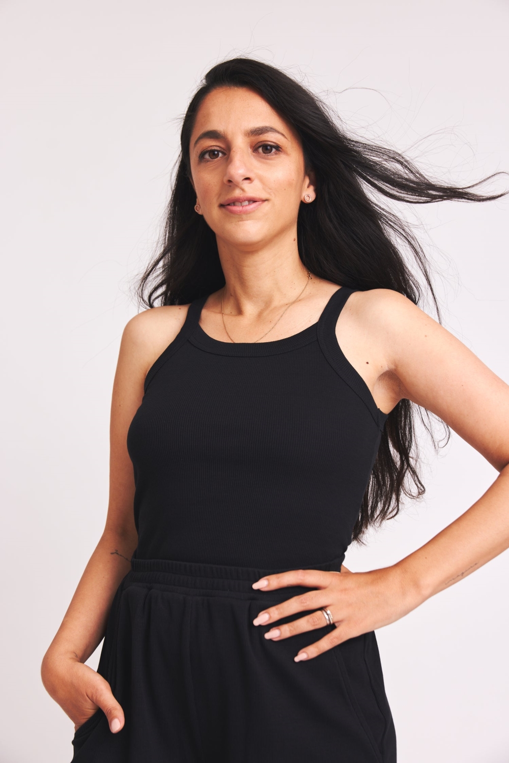BaÃ¬ge the Label womens vegan Tank Top Banu Black