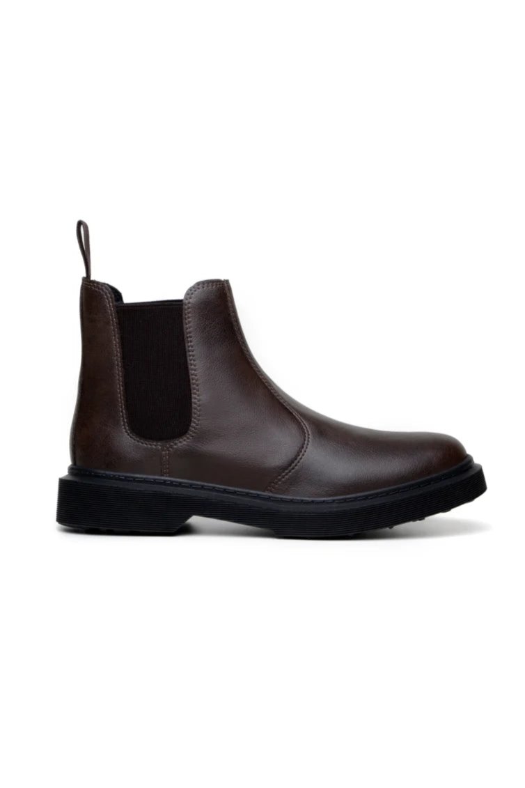 Green Laces Herren vegan Chelsea Boots Espresso Braun