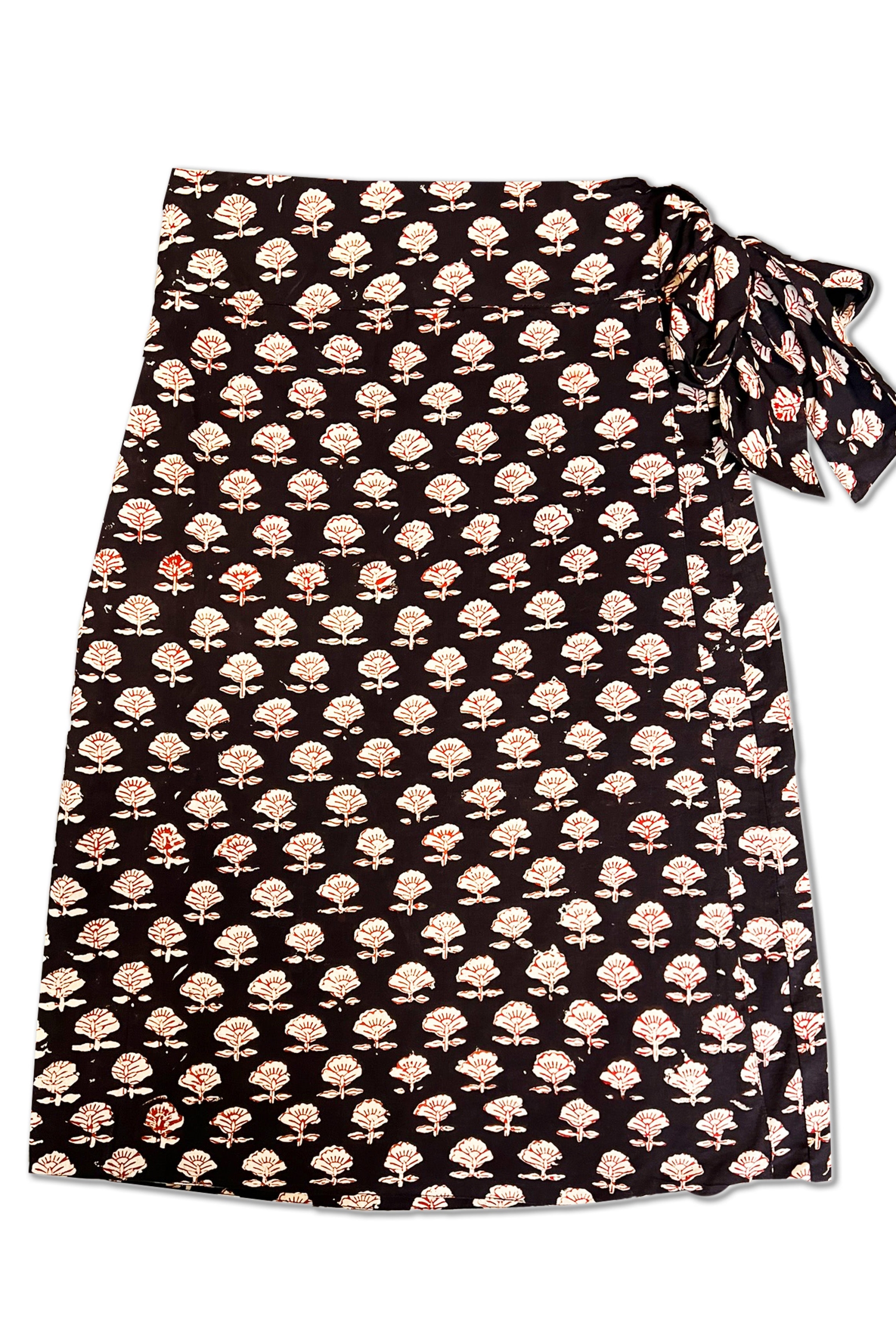 el.résidu Damen vegan Rock Amira Lang Schwarz