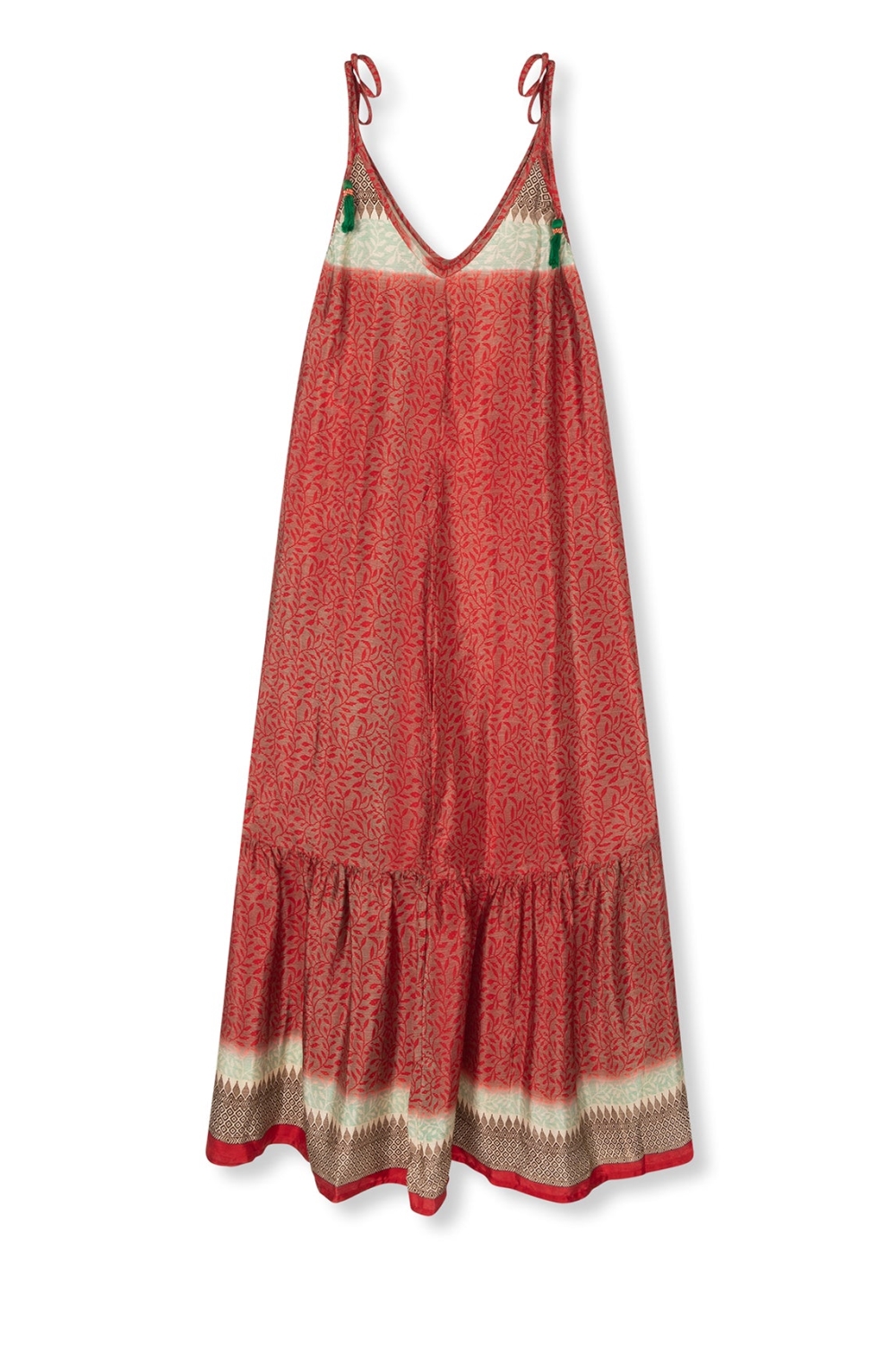 el.résidu Damen vegan Kleid Myra Rot