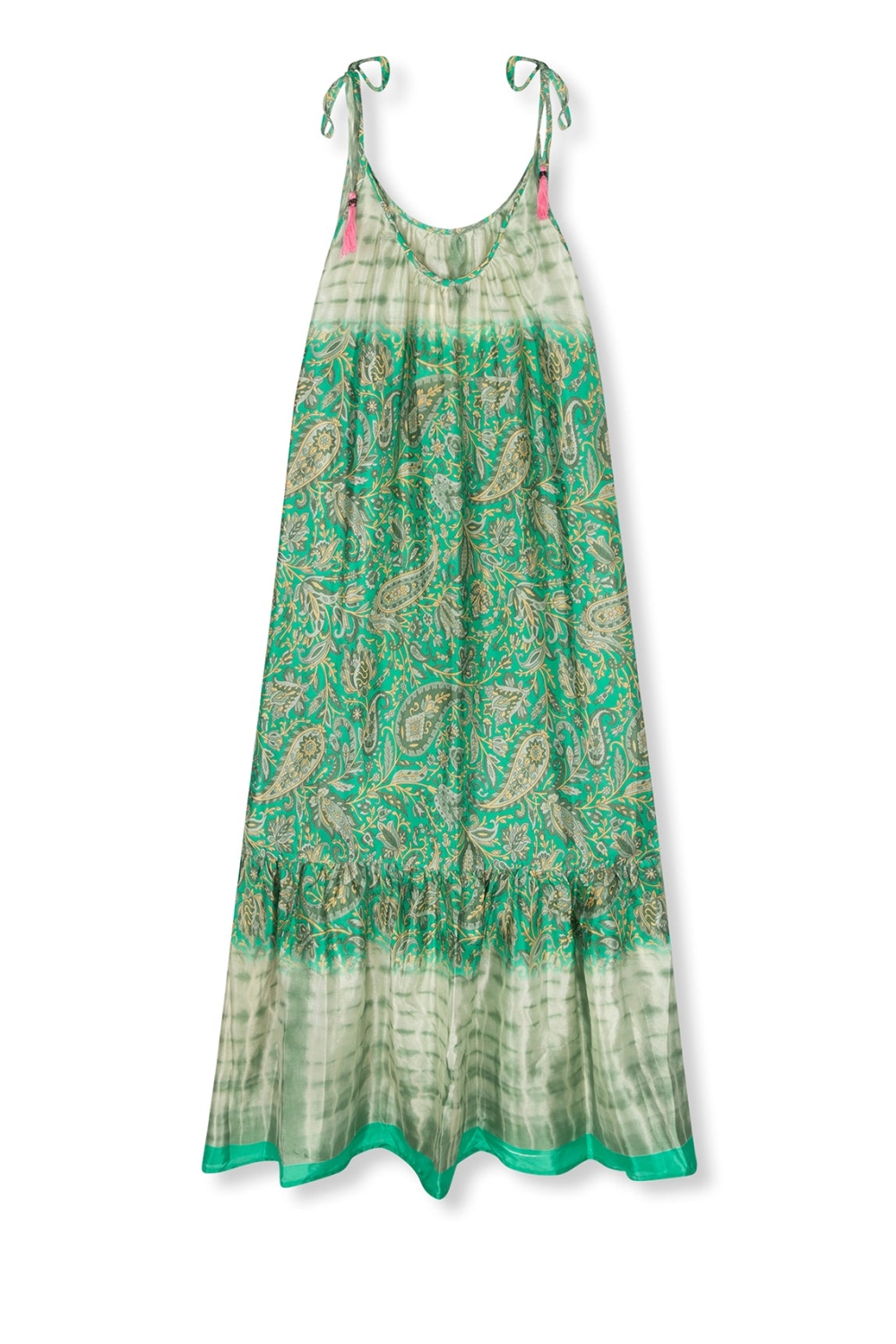 el.résidu Damen vegan Kleid Myra Green