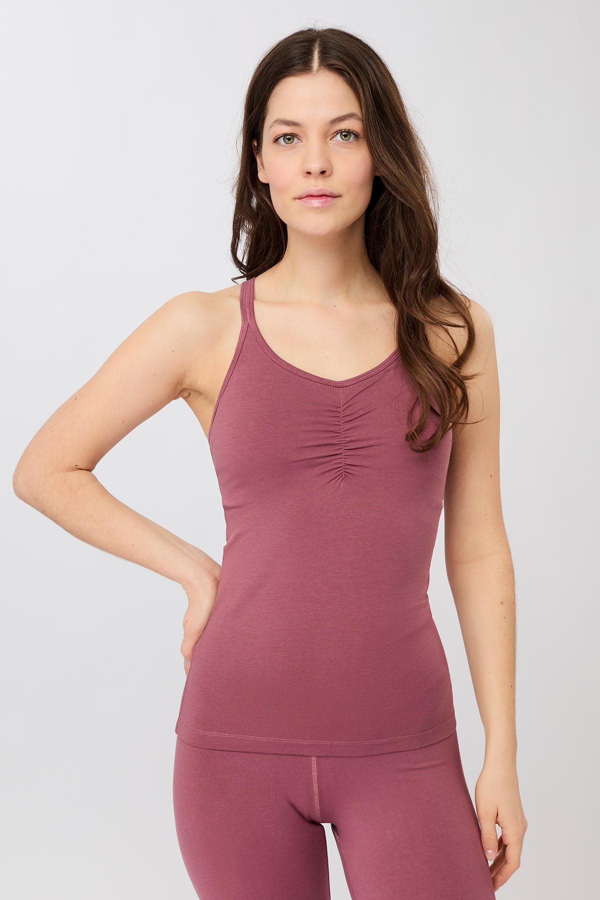 105361 - MANDALA Damen vegan Oberteil Infinity Bloom Pink