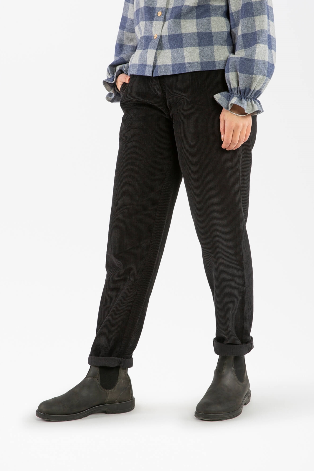 MATONA Damen vegan Hose Schwarz