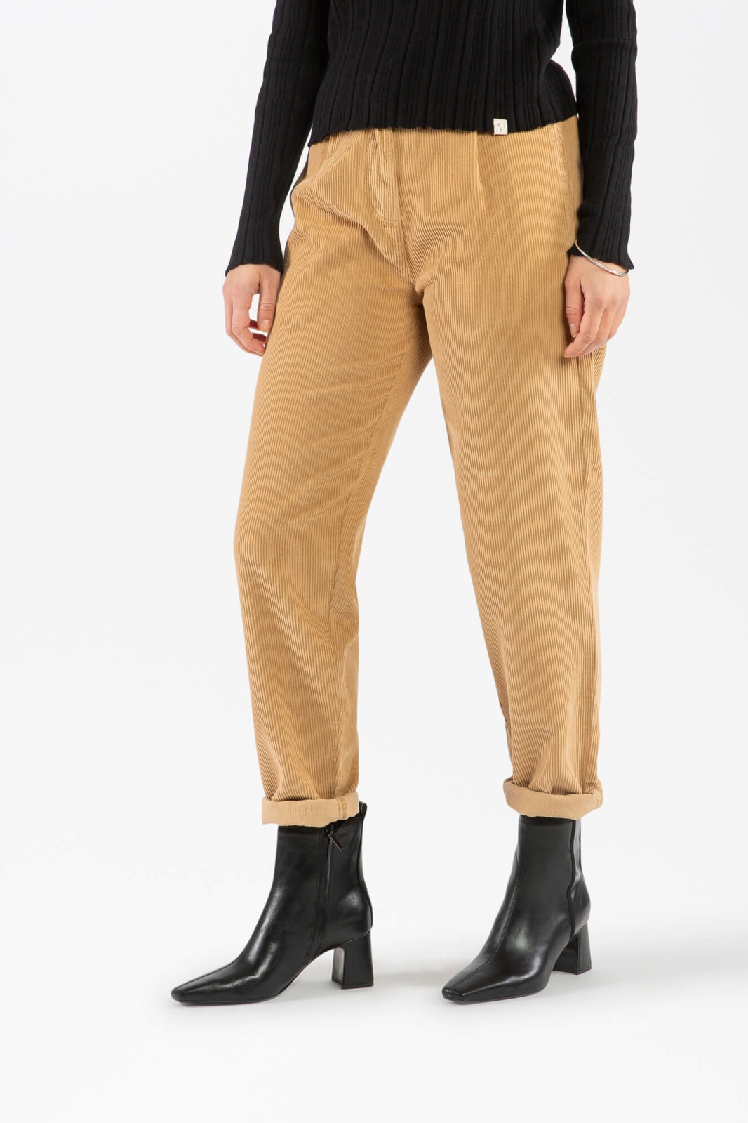 Image of MATONA dames vegan Broek Marmot Lichtbruin