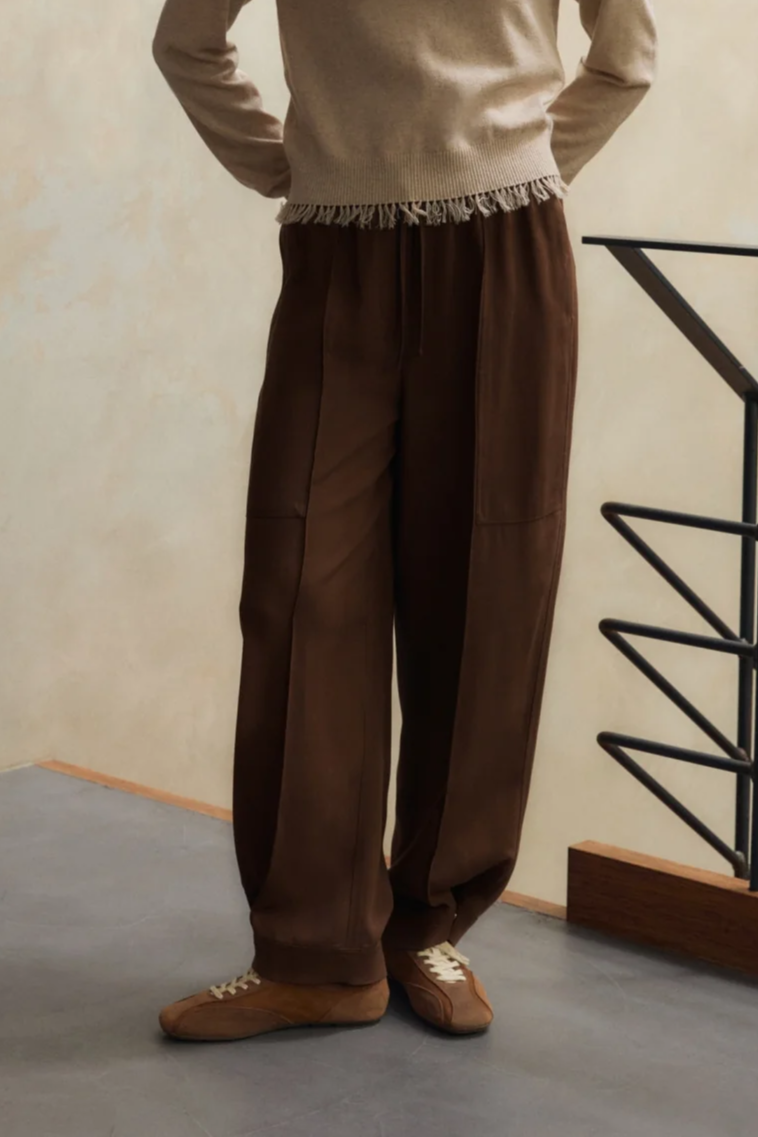 Alchemist Damen vegan Hose Cargo Bibi Dunkelbraun