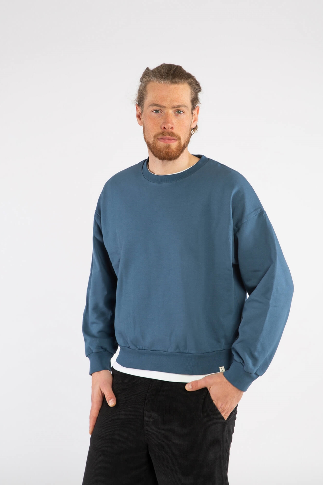 MATONA Herren vegan Sweatshirt Segel Blau