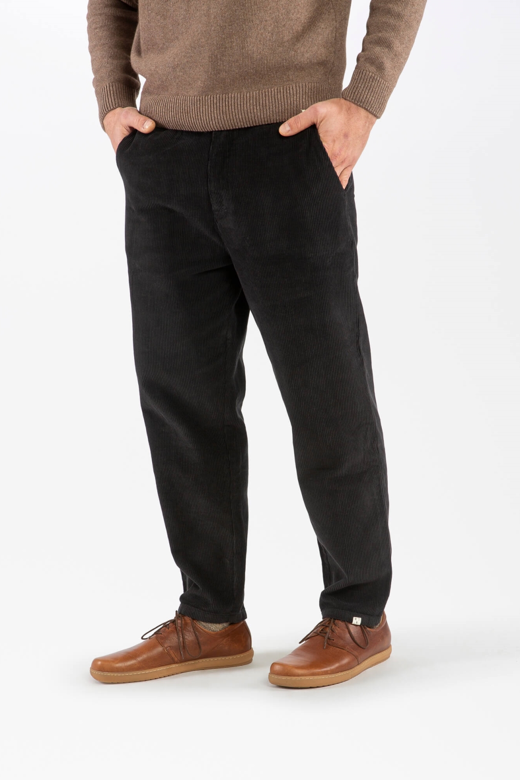 Image of MATONA mannen vegan Broek Koord Zwart