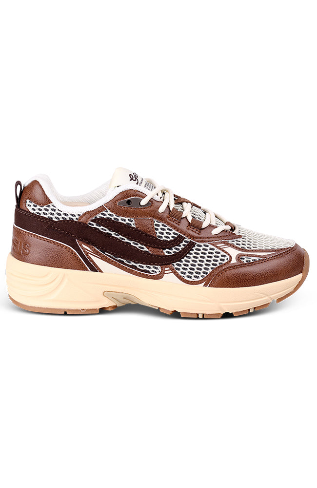 Genesis Damen vegan Sneaker G-Eco 99 2-Tone Braun/WeiÃŸ