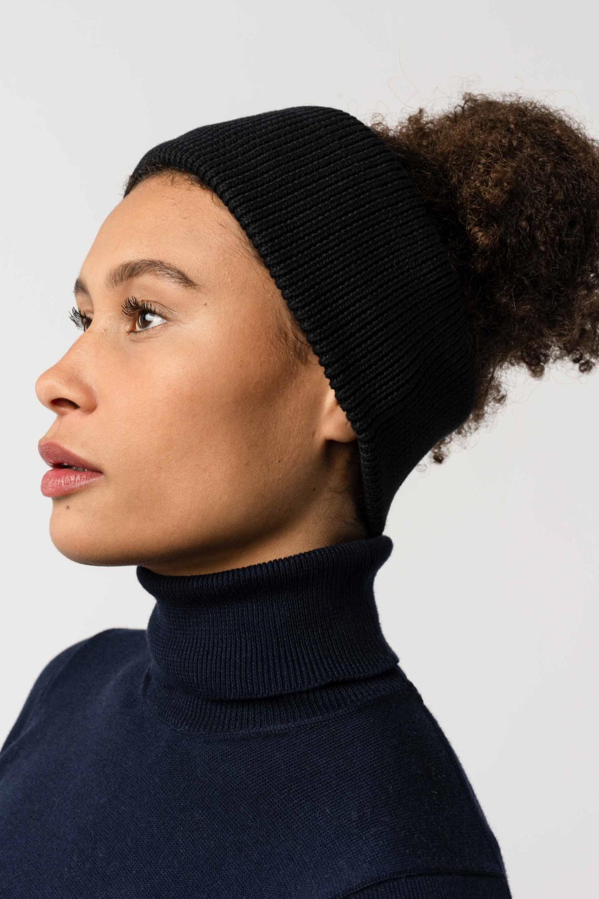 MELA womens vegan Headband Unisex Kiron Black