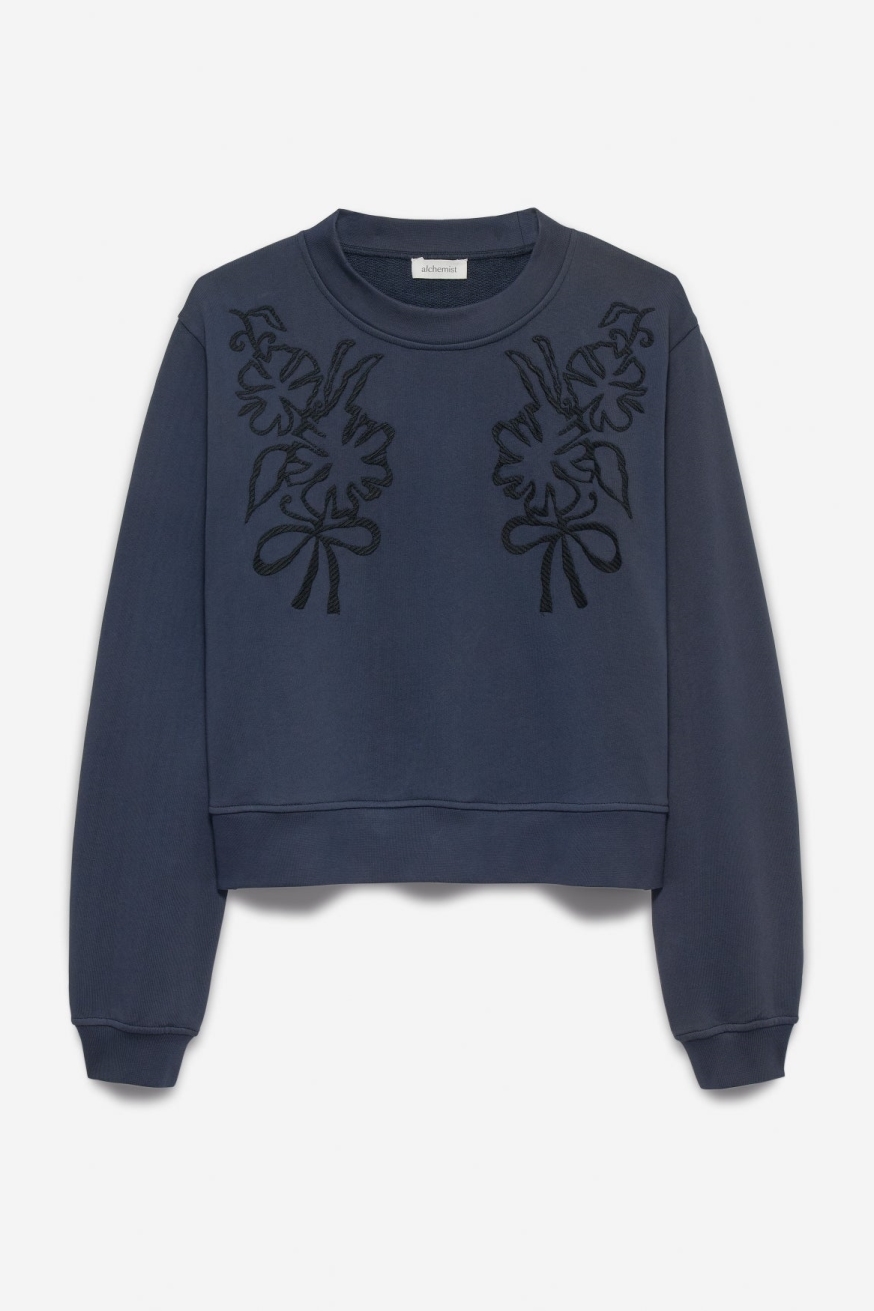 Alchemist Damen vegan Pullover Nella Navy