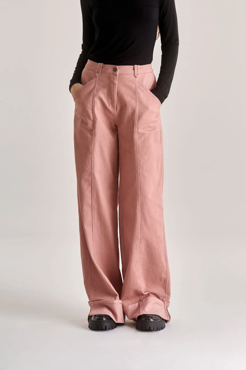 KOMODO Damen vegan Hose Rose Dusty Pink