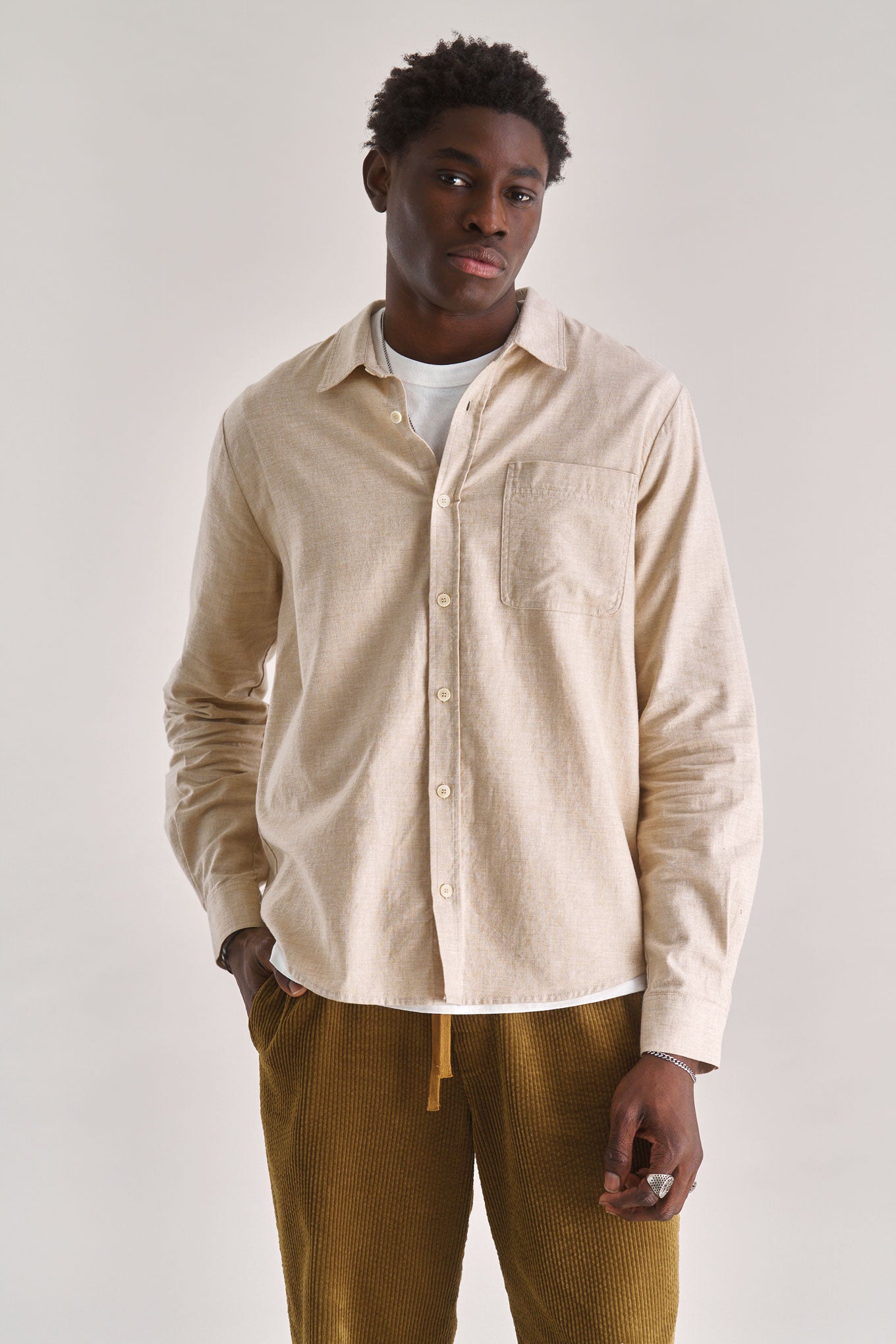 KOMODO Herren vegan Shirt Spectre Sand