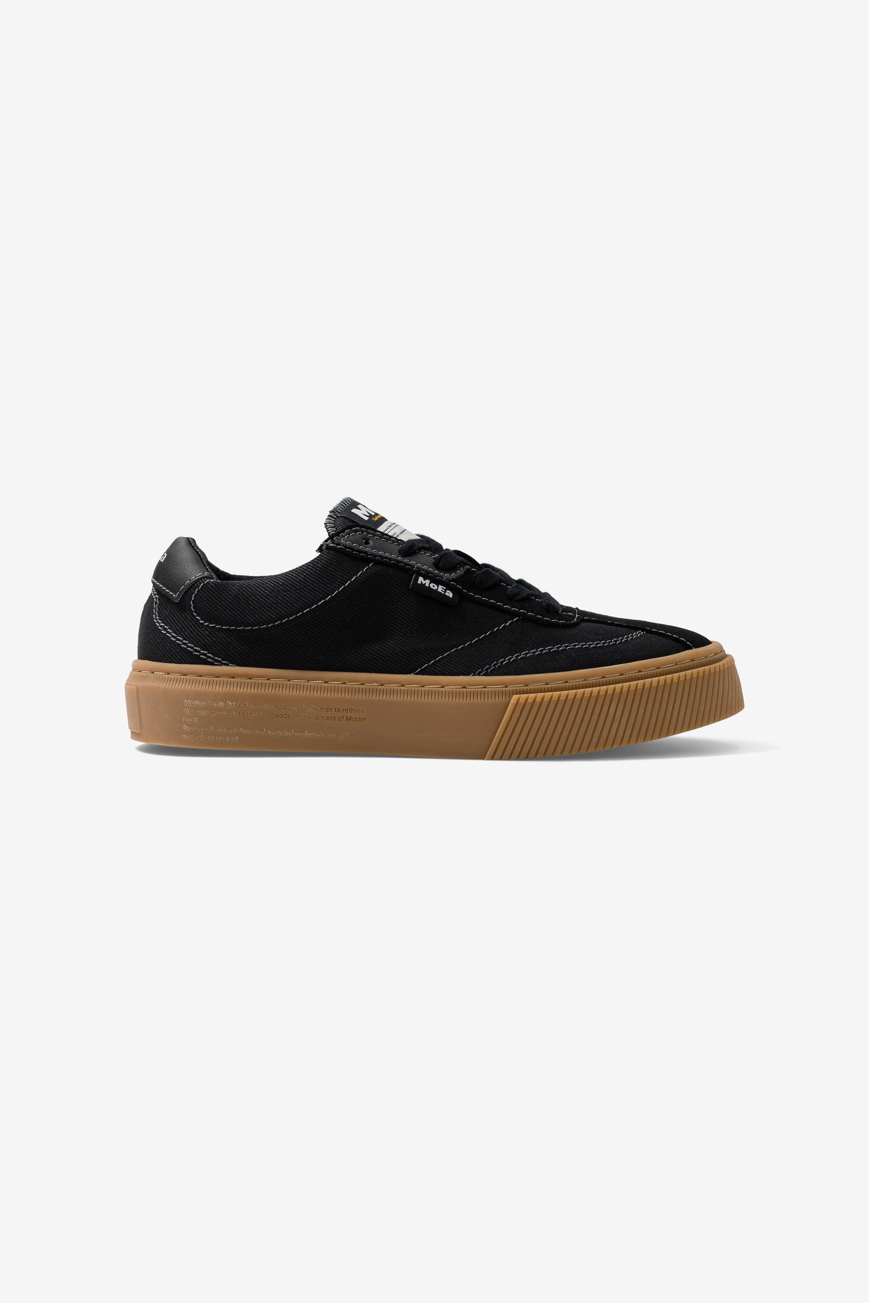 MoEa Herren vegan Sneaker Gen4 Banana Voll Schwarz