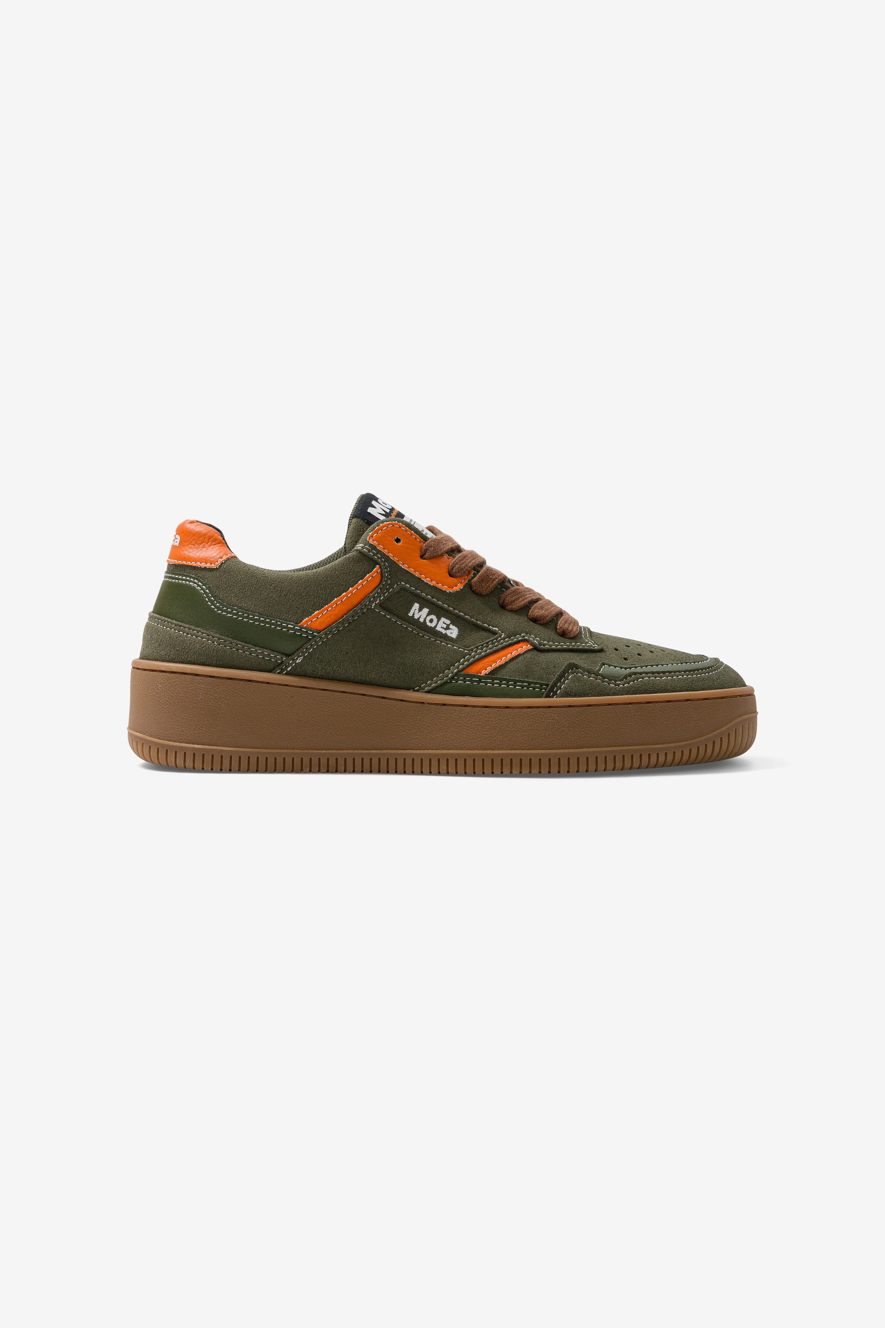 MoEa Herren vegan Turnschuhe Gen1 Cactus Vegan Suede Khaki