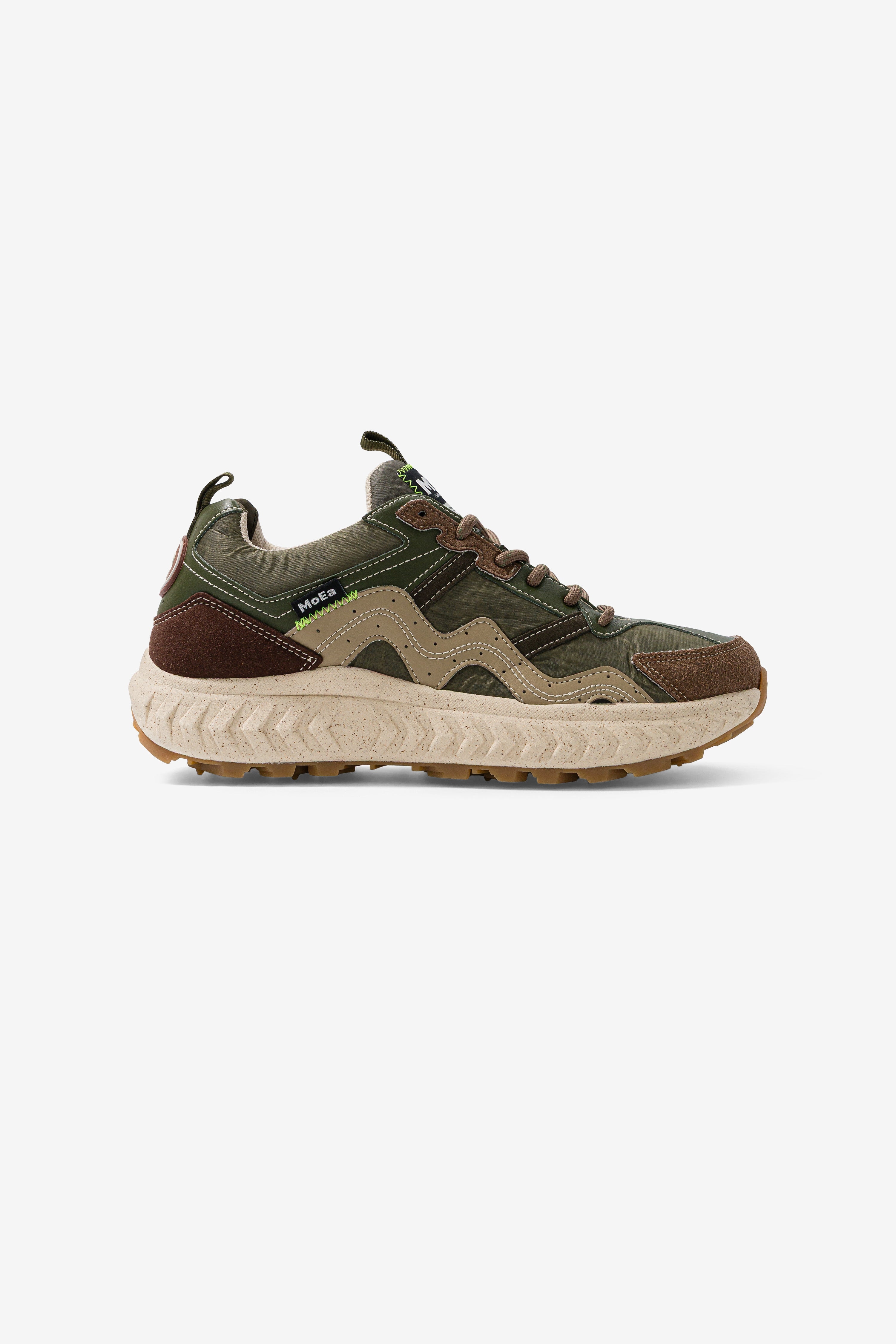 MoEa Herren vegan Sneaker Gen7 Cactus Combo GrÃ¼n & Taupe