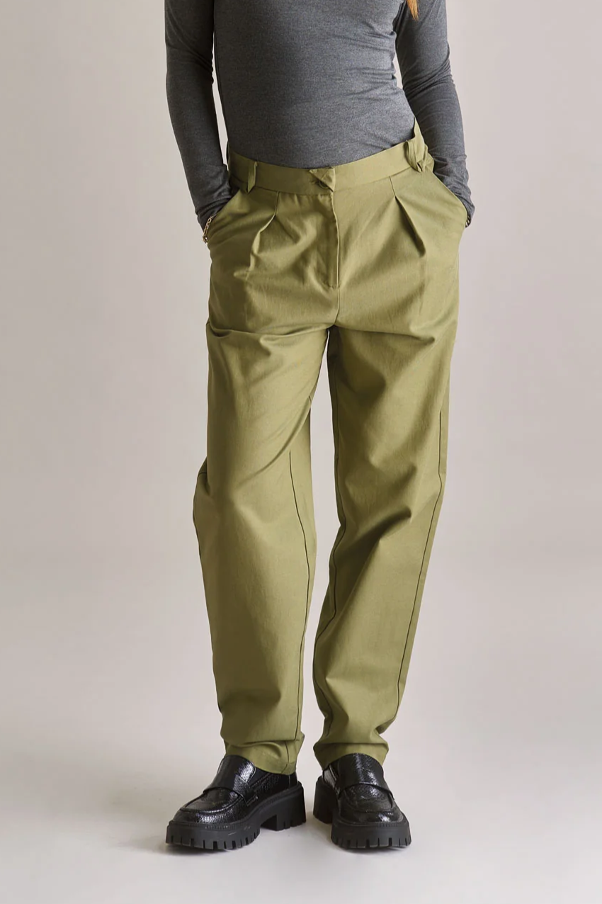 KOMODO Damen vegan Hose Lyla Olive