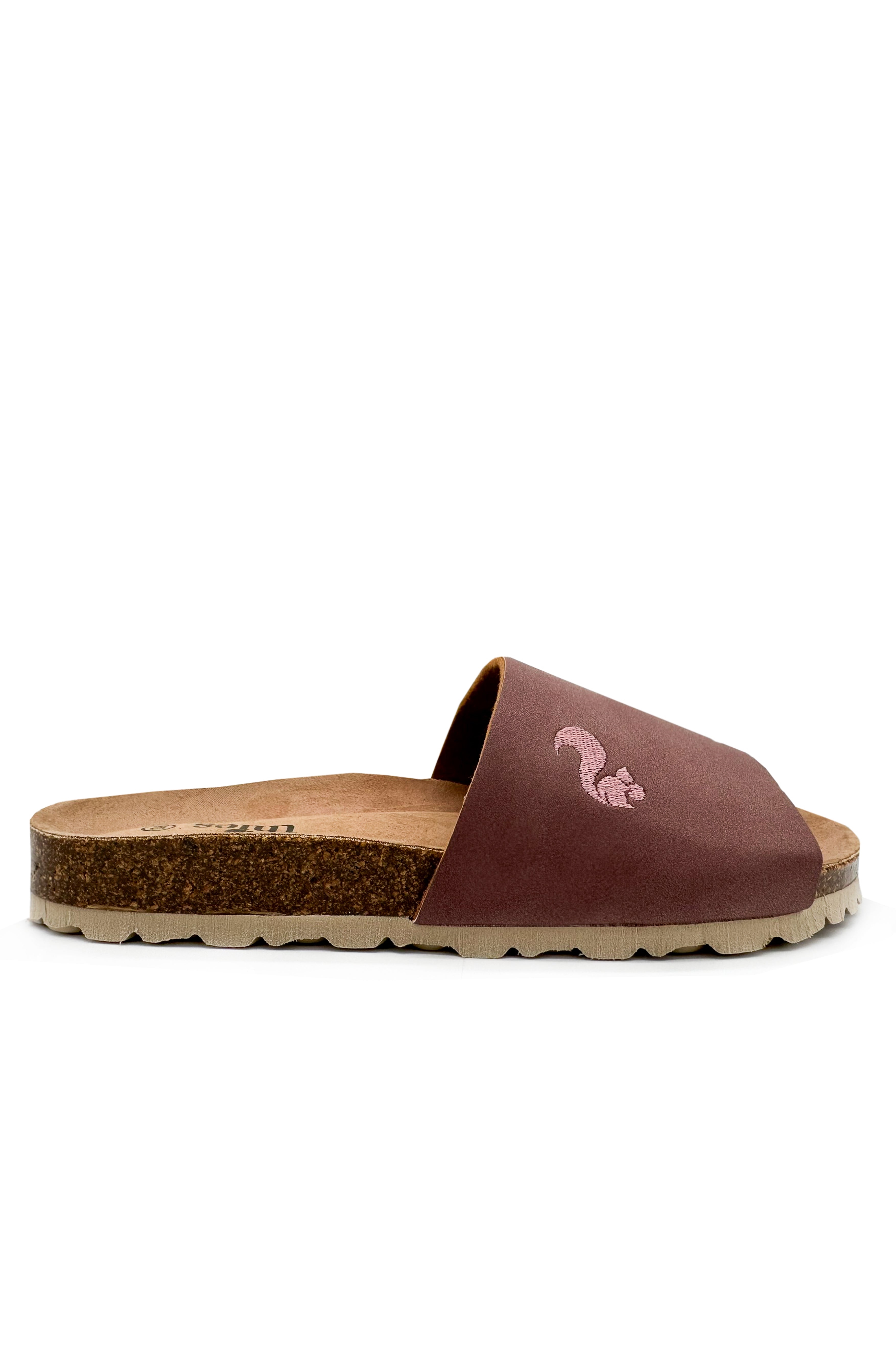 thies womens vegan Slides Pool Eco Purple