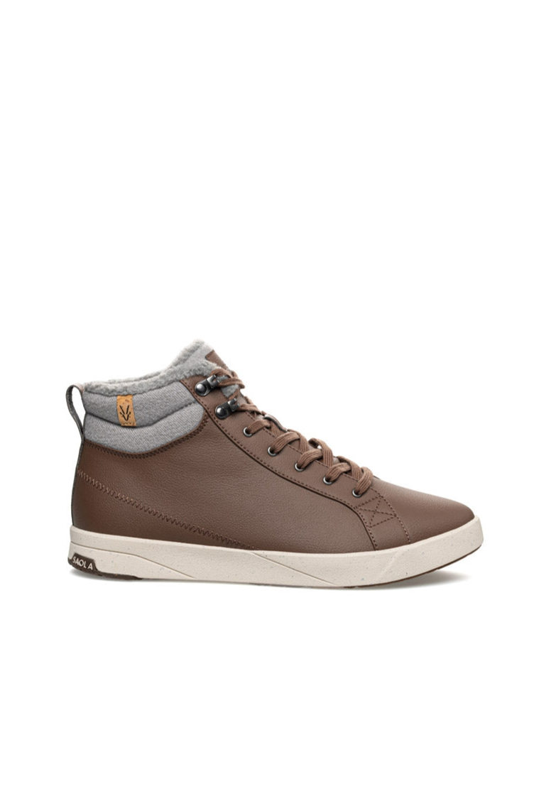 SAOLA Herren vegan Sneaker Herren Bergen Warm Chocolate