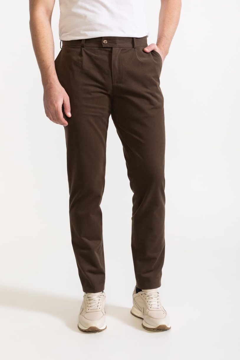 Image of De IONESCU mannen vegan Broek Chesler Khaki