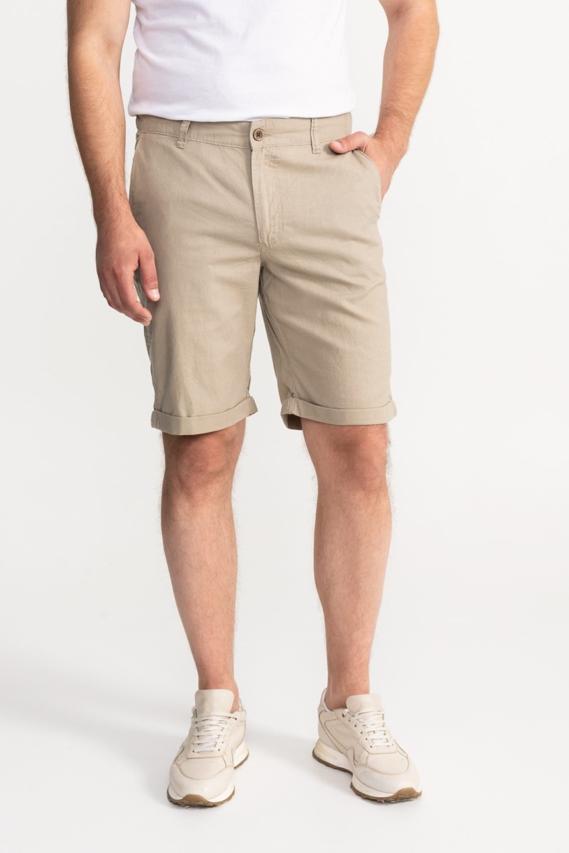 De IONESCU Herren vegan Shorts Carpatica Beige