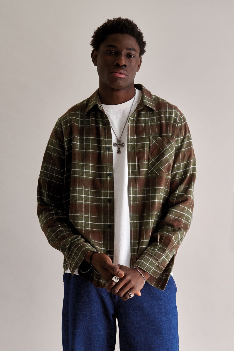 Image of KOMODO mannen vegan Shirt Santi Groen