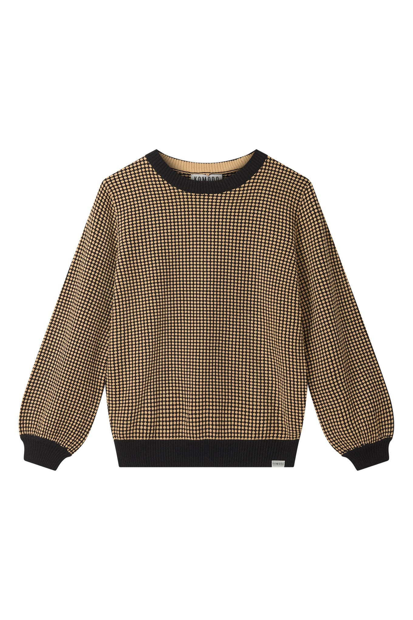 KOMODO Damen vegan Pullover Hope Schwarz